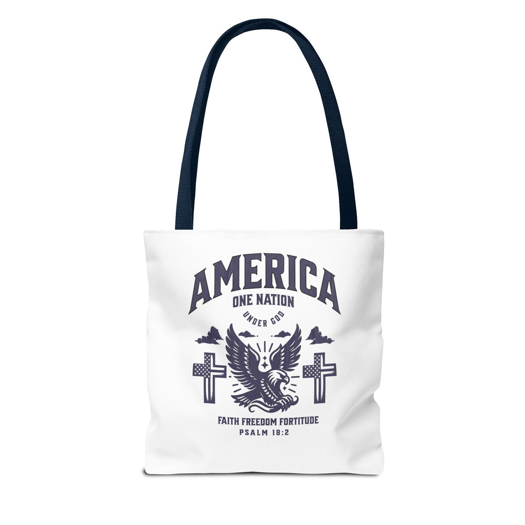 ⭐ America Faith Tote Bag – Bold Patriotic & Faith Statement | Bags – GodSpeed Threads