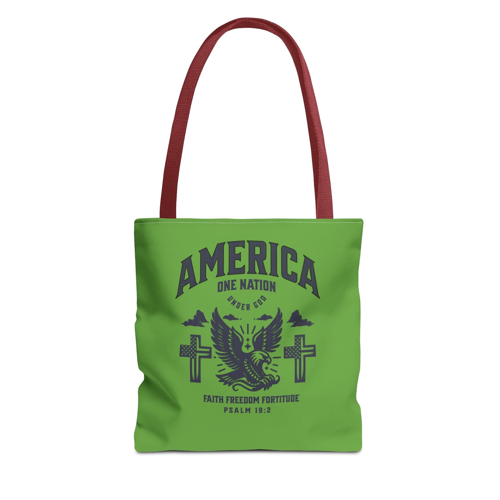 ⭐ America Faith Tote Bag – Bold Patriotic & Faith Statement | Bags – GodSpeed Threads