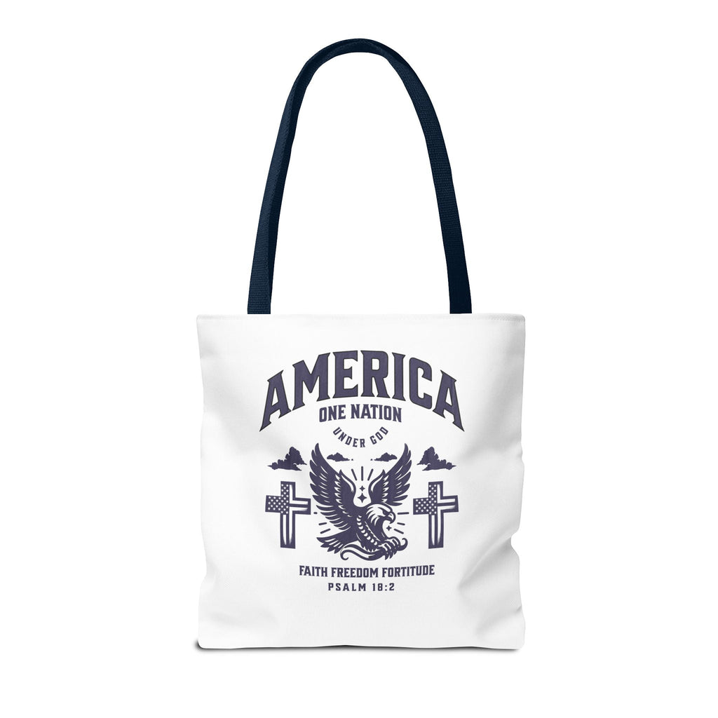 ⭐ America Faith Tote Bag – Bold Patriotic & Faith Statement | Bags – GodSpeed Threads