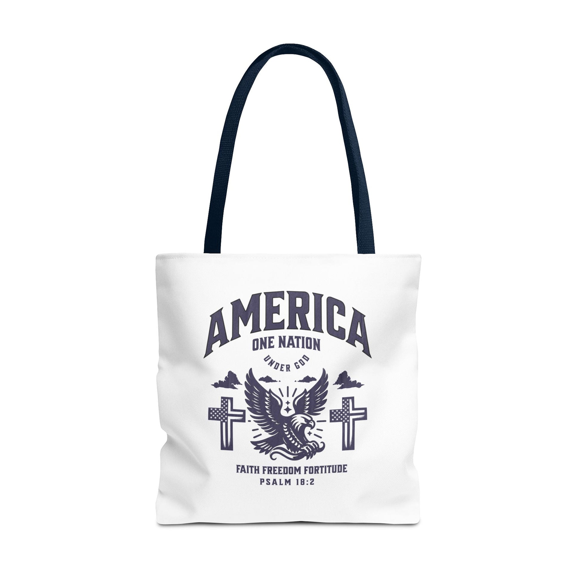 ⭐ America Faith Tote Bag – Bold Patriotic & Faith Statement | Bags – GodSpeed Threads