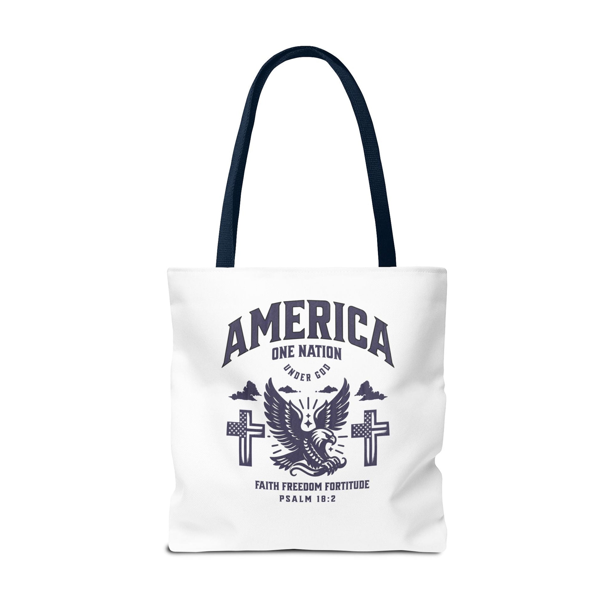 ⭐ America Faith Tote Bag – Bold Patriotic & Faith Statement | Bags – GodSpeed Threads