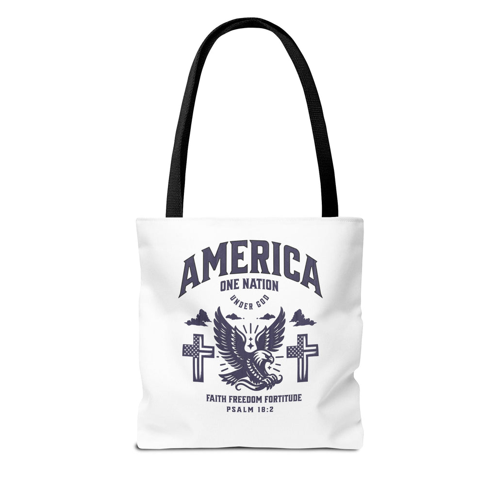 ⭐ America Faith Tote Bag – Bold Patriotic & Faith Statement | Bags – GodSpeed Threads