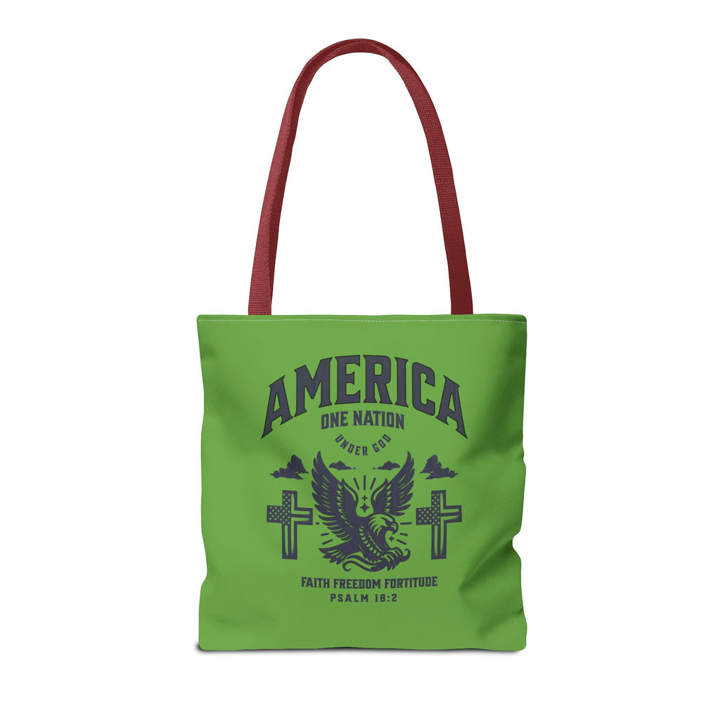 ⭐ America Faith Tote Bag – Bold Patriotic & Faith Statement | Bags – GodSpeed Threads