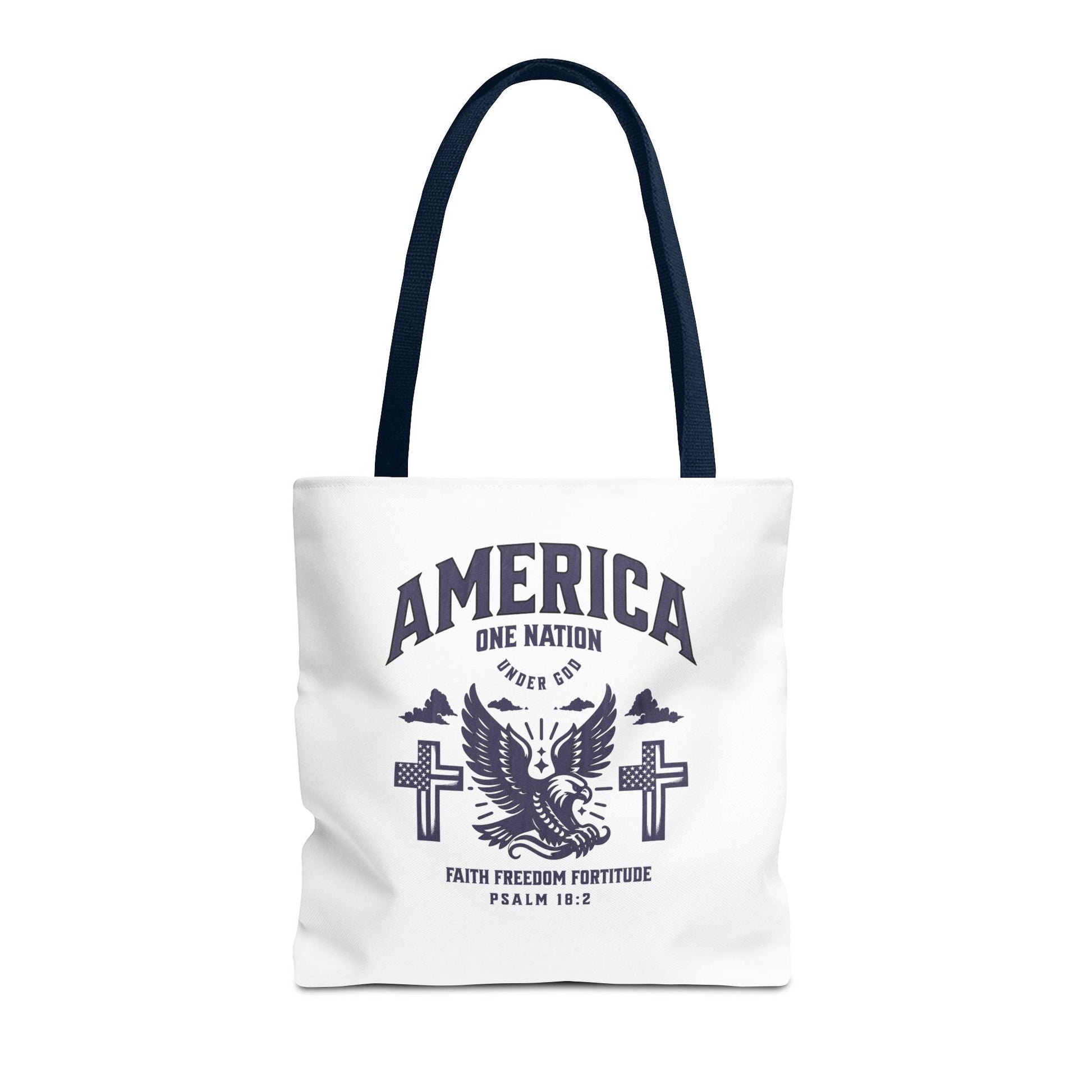 ⭐ America Faith Tote Bag – Bold Patriotic & Faith Statement | Bags – GodSpeed Threads