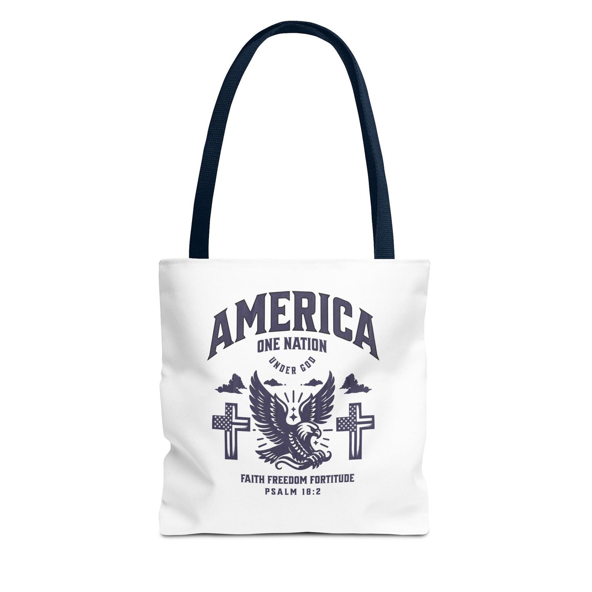 ⭐ America Faith Tote Bag – Bold Patriotic & Faith Statement | Bags – GodSpeed Threads