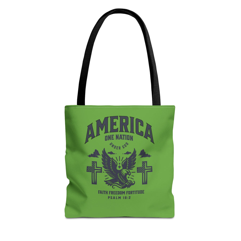 ⭐ America Faith Tote Bag – Bold Patriotic & Faith Statement | Bags – GodSpeed Threads