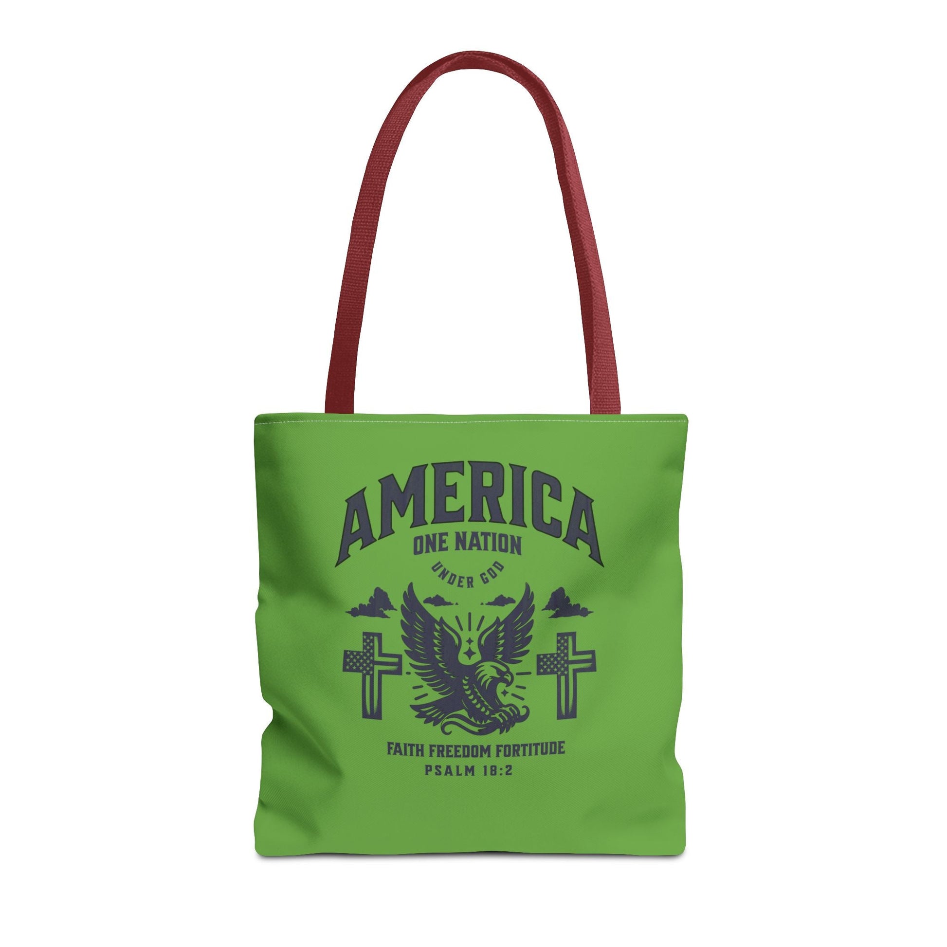 ⭐ America Faith Tote Bag – Bold Patriotic & Faith Statement | Bags – GodSpeed Threads