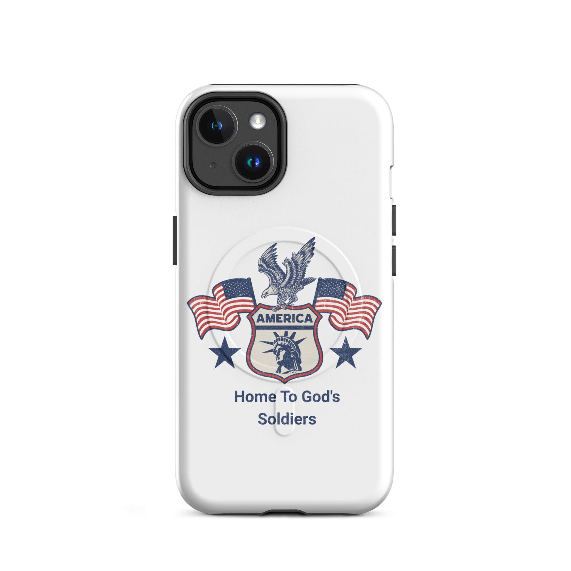 America – Home to God’s Soldiers – MagSafe® Tough Case for iPhone | Phone Case – GodSpeed Threads