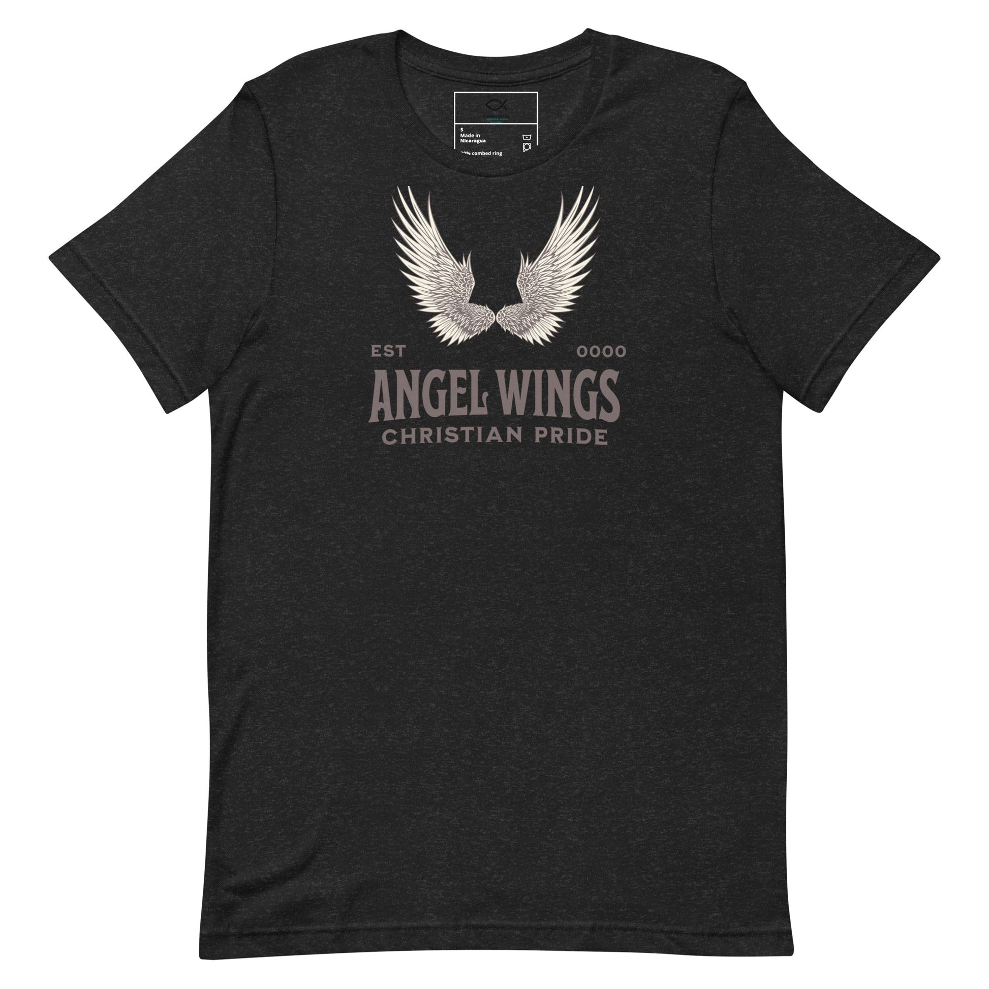 Angel Wings T-Shirt – Christian Pride Faith Apparel | T-Shirt – GodSpeed Threads