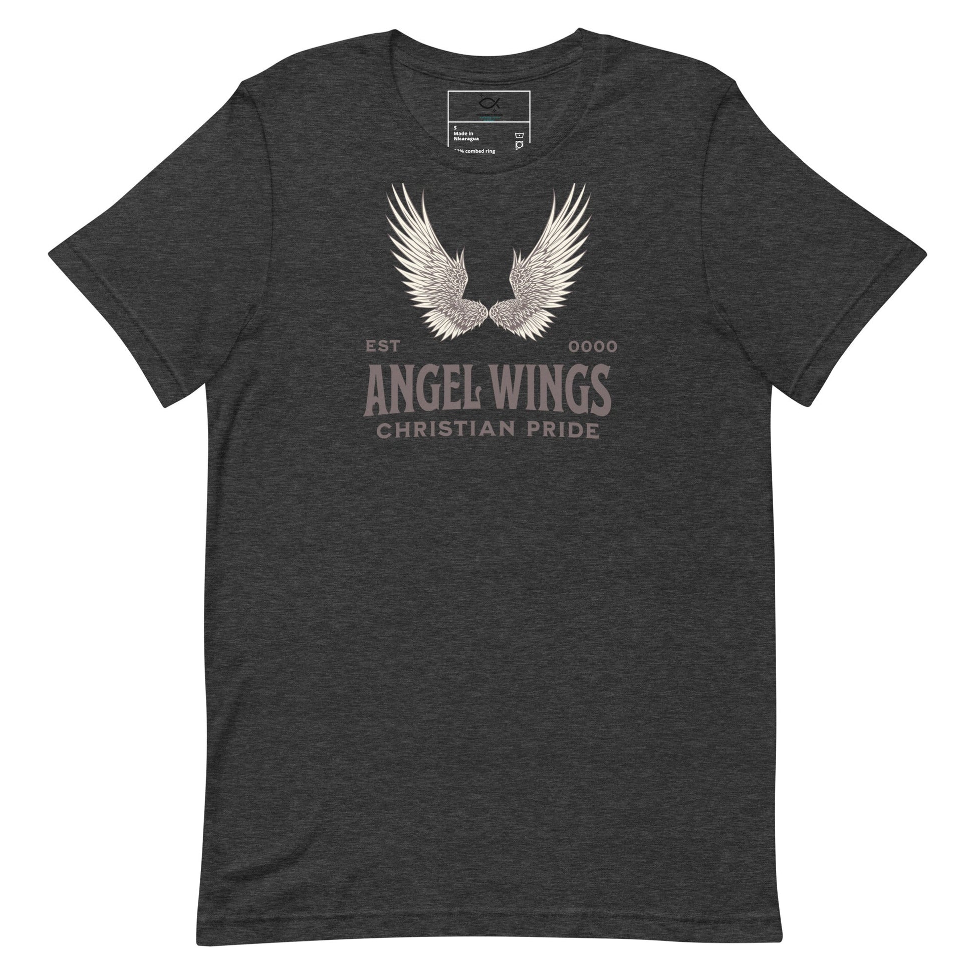 Angel Wings T-Shirt – Christian Pride Faith Apparel | T-Shirt – GodSpeed Threads