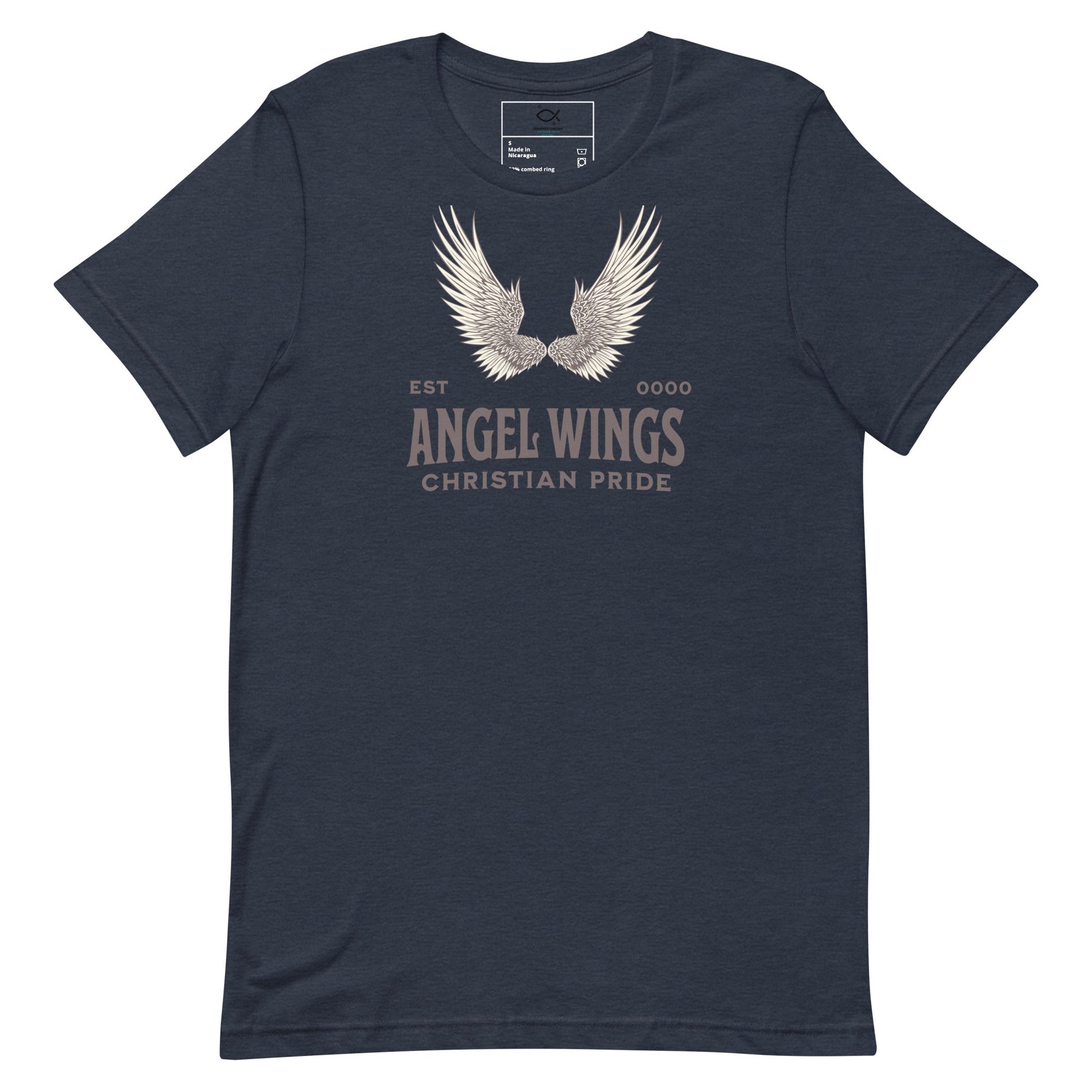 Angel Wings T-Shirt – Christian Pride Faith Apparel | T-Shirt – GodSpeed Threads
