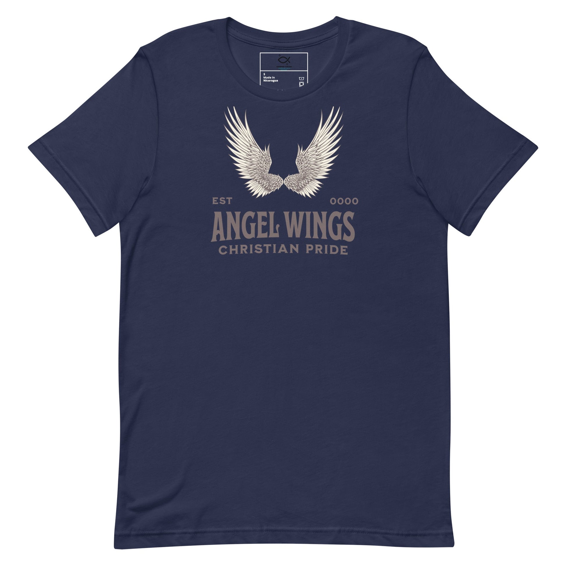 Angel Wings T-Shirt – Christian Pride Faith Apparel | T-Shirt – GodSpeed Threads