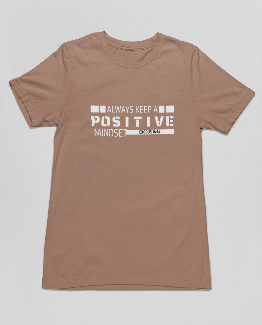 "Positive Mindset t-shirt with Exodus 14:14 scripture and modern design."
"Christian t-shirt featuring motivational message and bold typography."
"Faith-based t-shirt with Exodus 14:14 scripture for positivity and trust."
"Stylish Christian t-shirt promoting a positive mindset and faith."
"Inspirational t-shirt featuring Exodus scripture design."