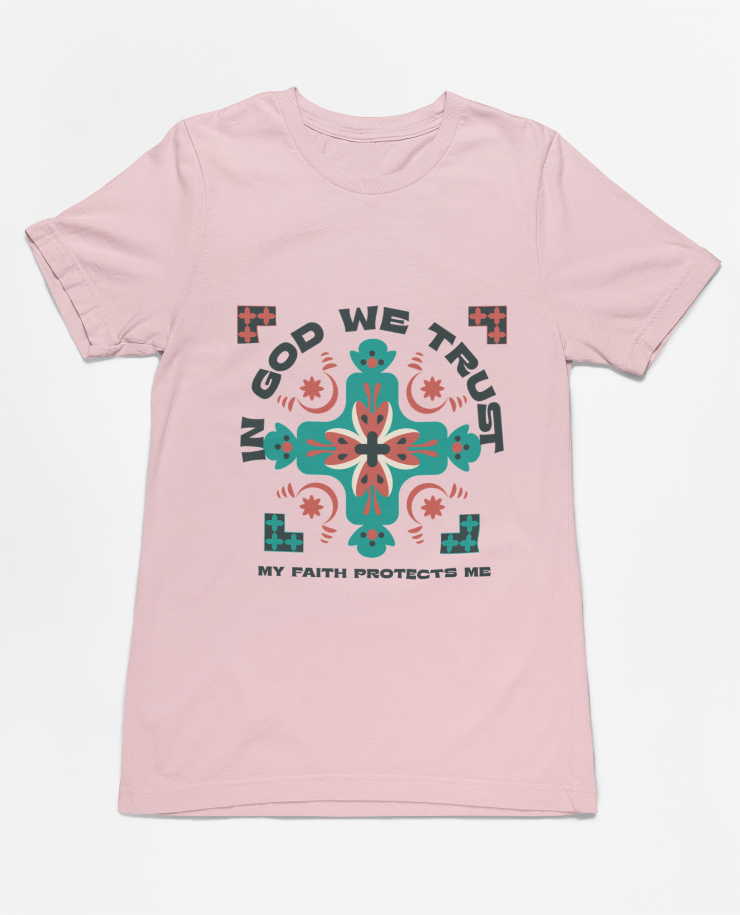 "In God We Trust T-Shirt, Christian apparel, faith-inspired design, Bible verse graphic tee, unisex fit, premium cotton shirt for believers, spiritual fashion statement, Christian gift idea."
