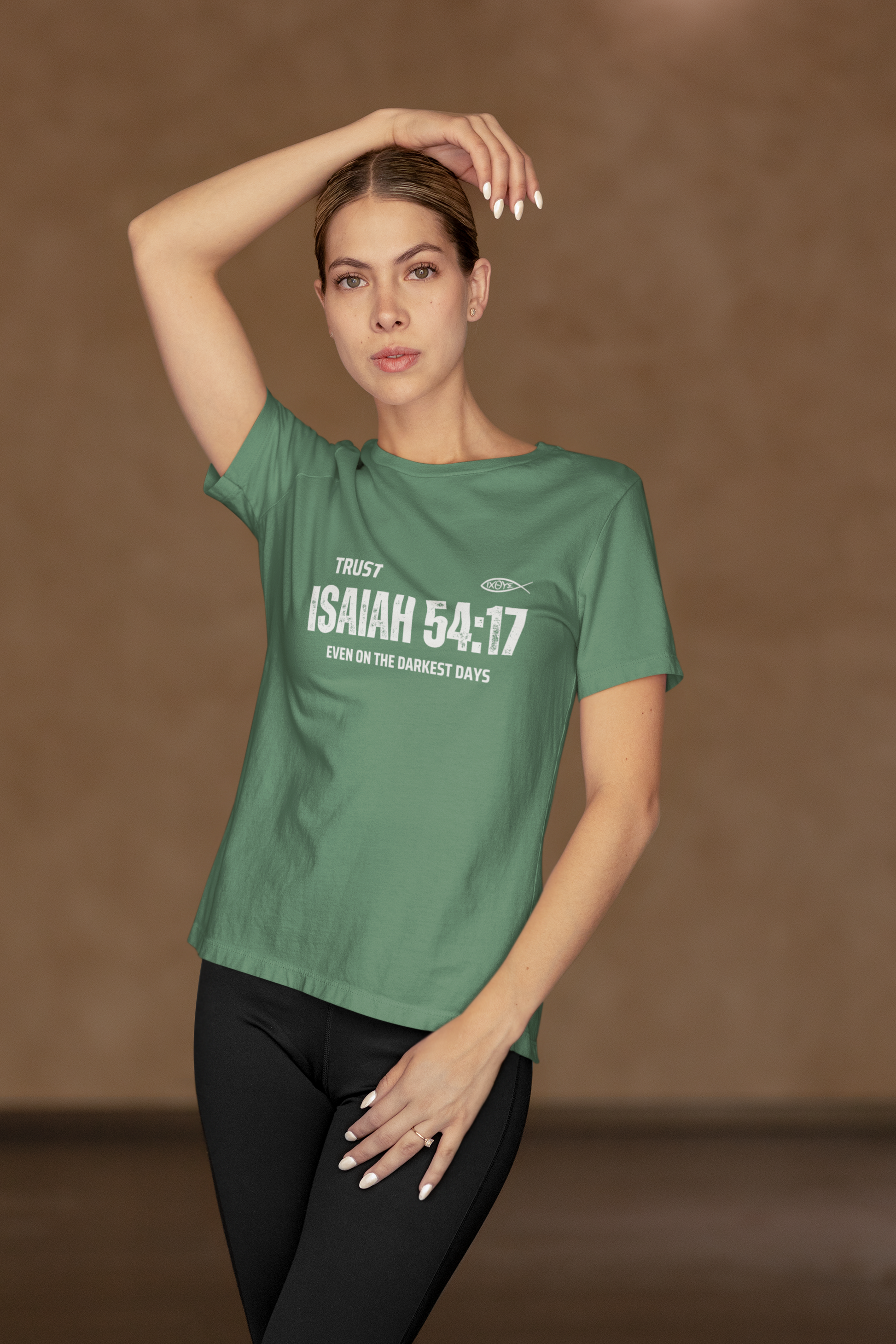 ✝️ Trust in Isaiah 54:17 T-Shirt – Even on the Darkest Days