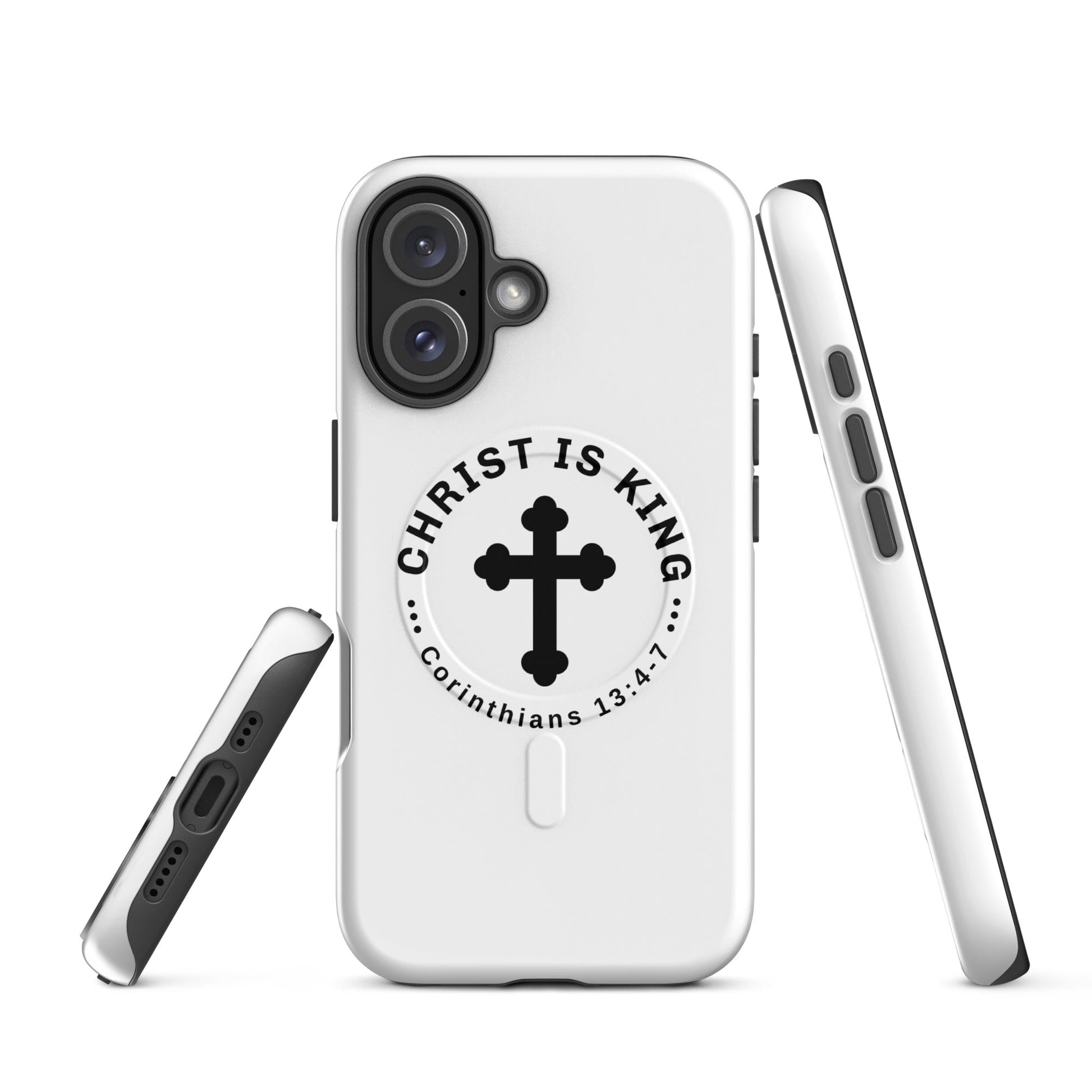 Christ Is King – Corinthians 13:4 - 7 - MagSafe® tough case for iPhone® | Phone Case – GodSpeed Threads