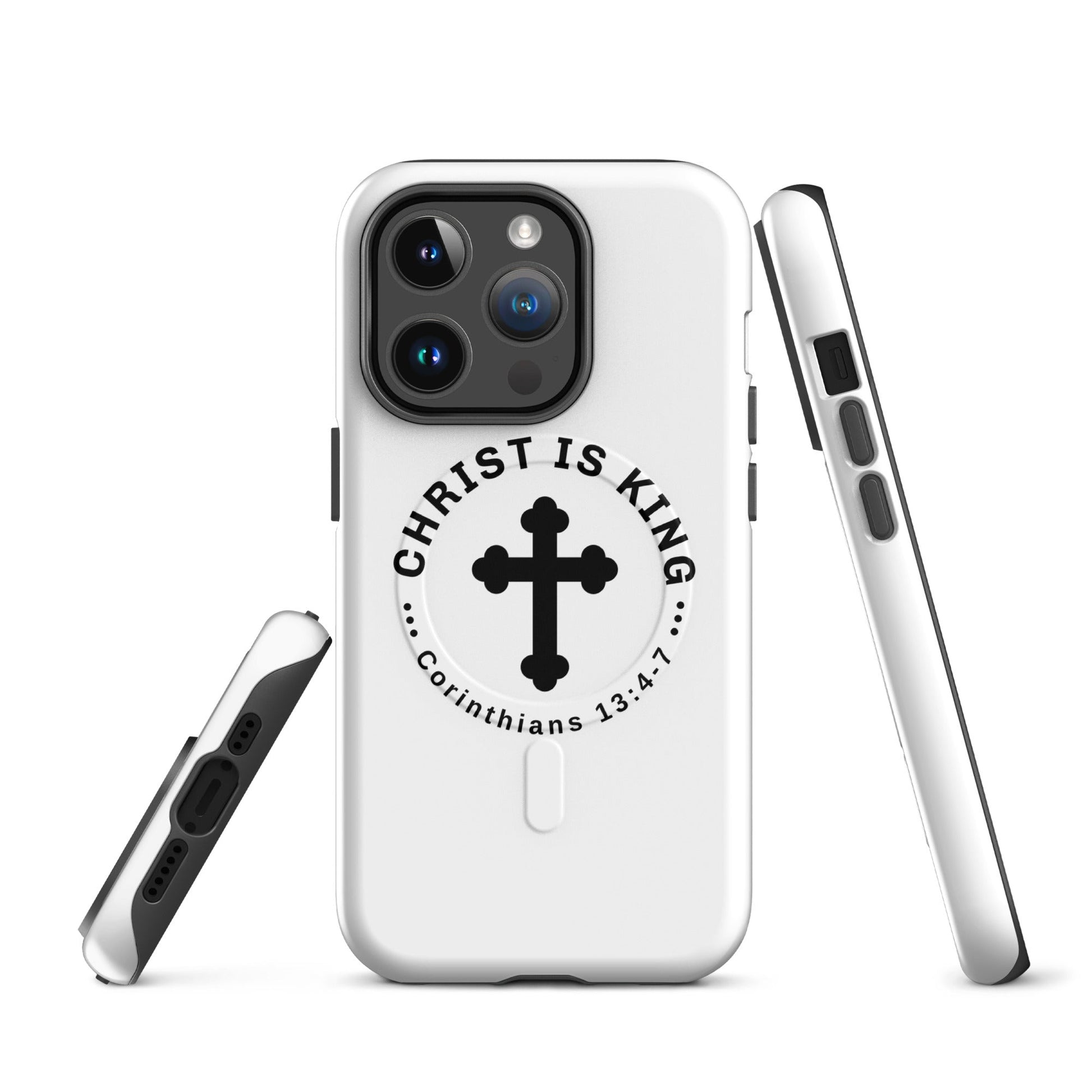 Christ Is King – Corinthians 13:4 - 7 - MagSafe® tough case for iPhone® | Phone Case – GodSpeed Threads