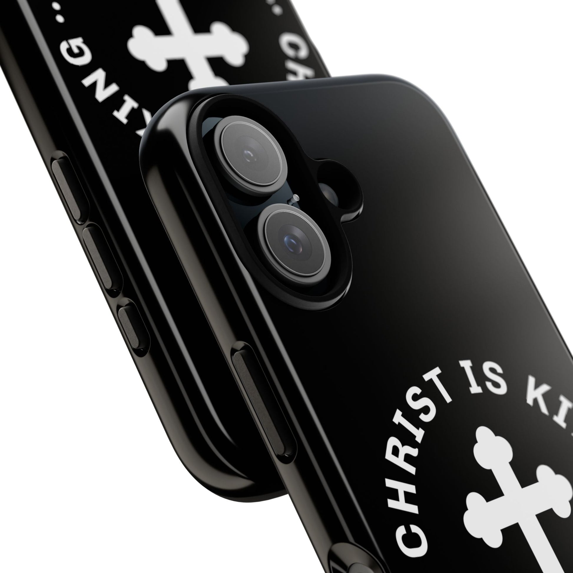 ⭐ Christ is King Phone Case – Tough Cases, Christian Gift, Bible Verse Merchandise, Cross Design, Faith Accessories | Phone Case – GodSpeed Threads