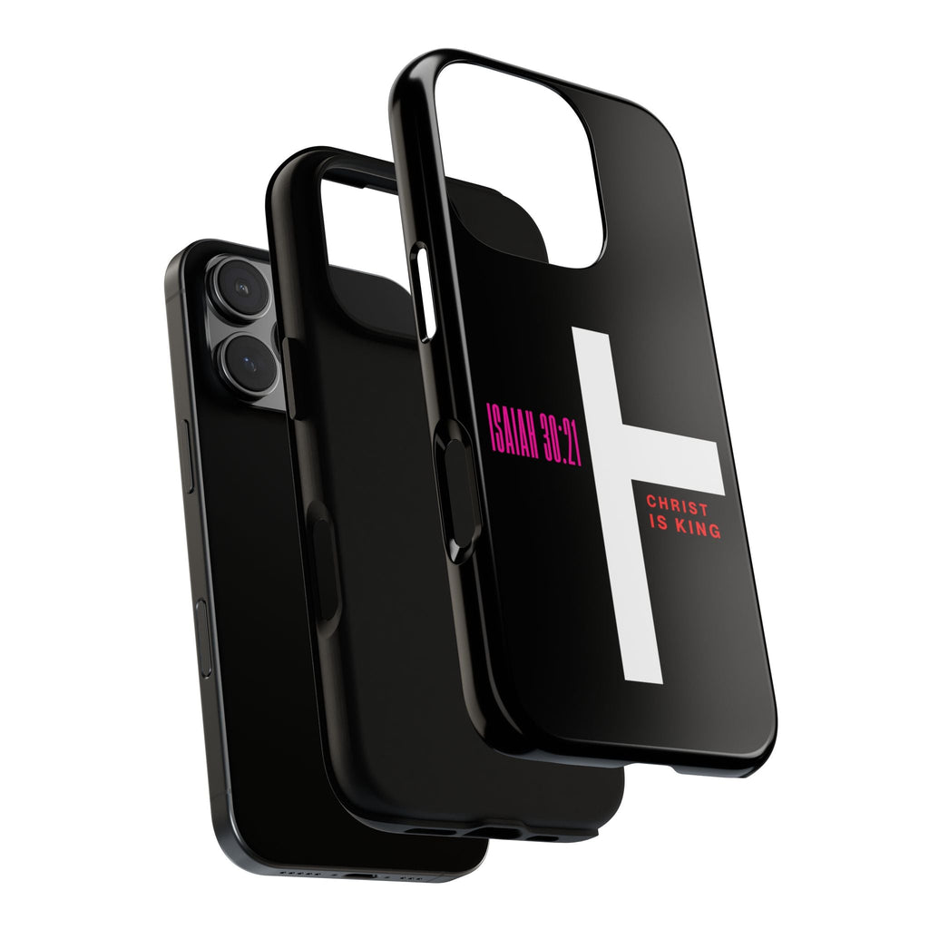 ⭐ Christ is King Psalm 29:10 Phone Case – Bold Faith Statement | Phone Case – GodSpeed Threads