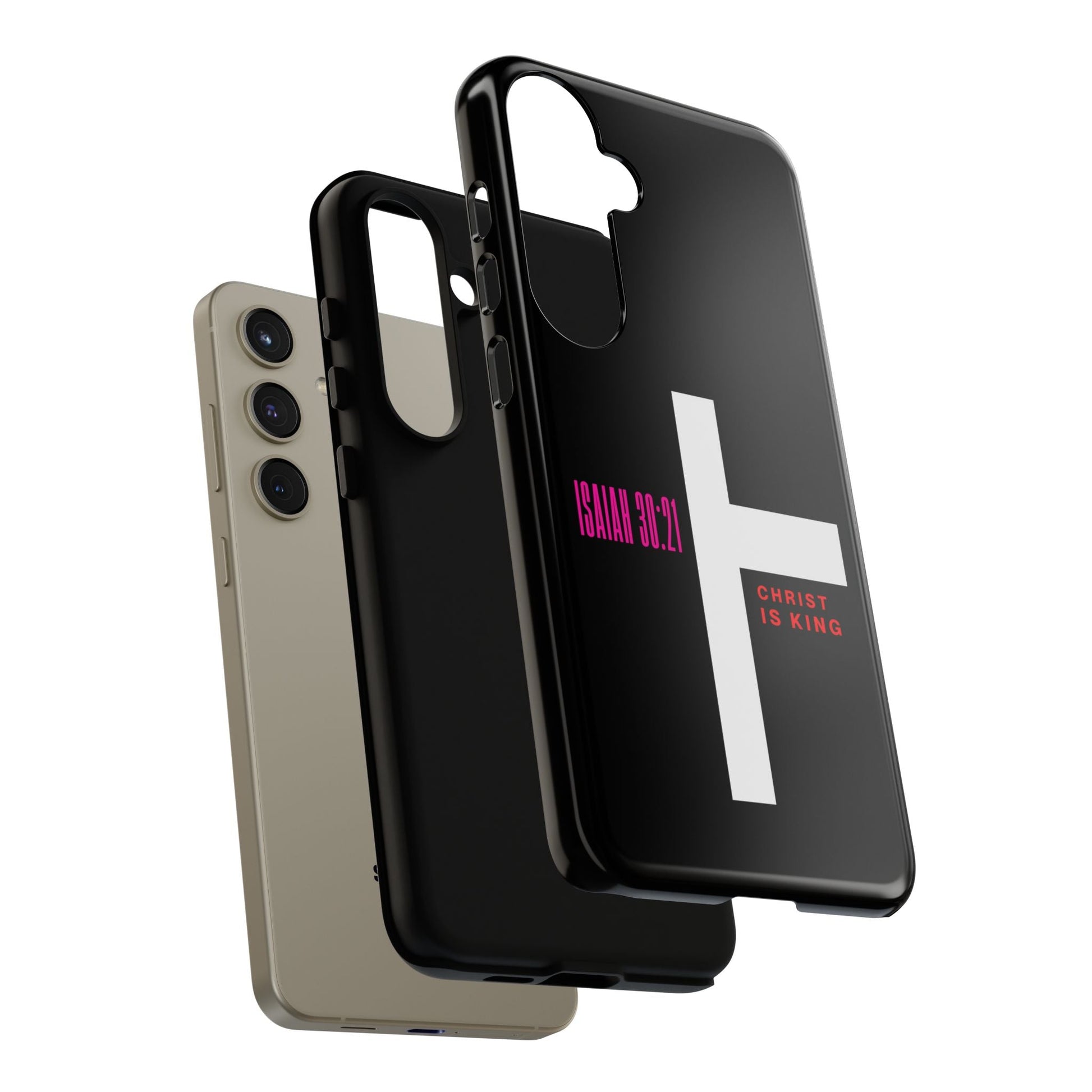 ⭐ Christ is King Psalm 29:10 Phone Case – Bold Faith Statement | Phone Case – GodSpeed Threads