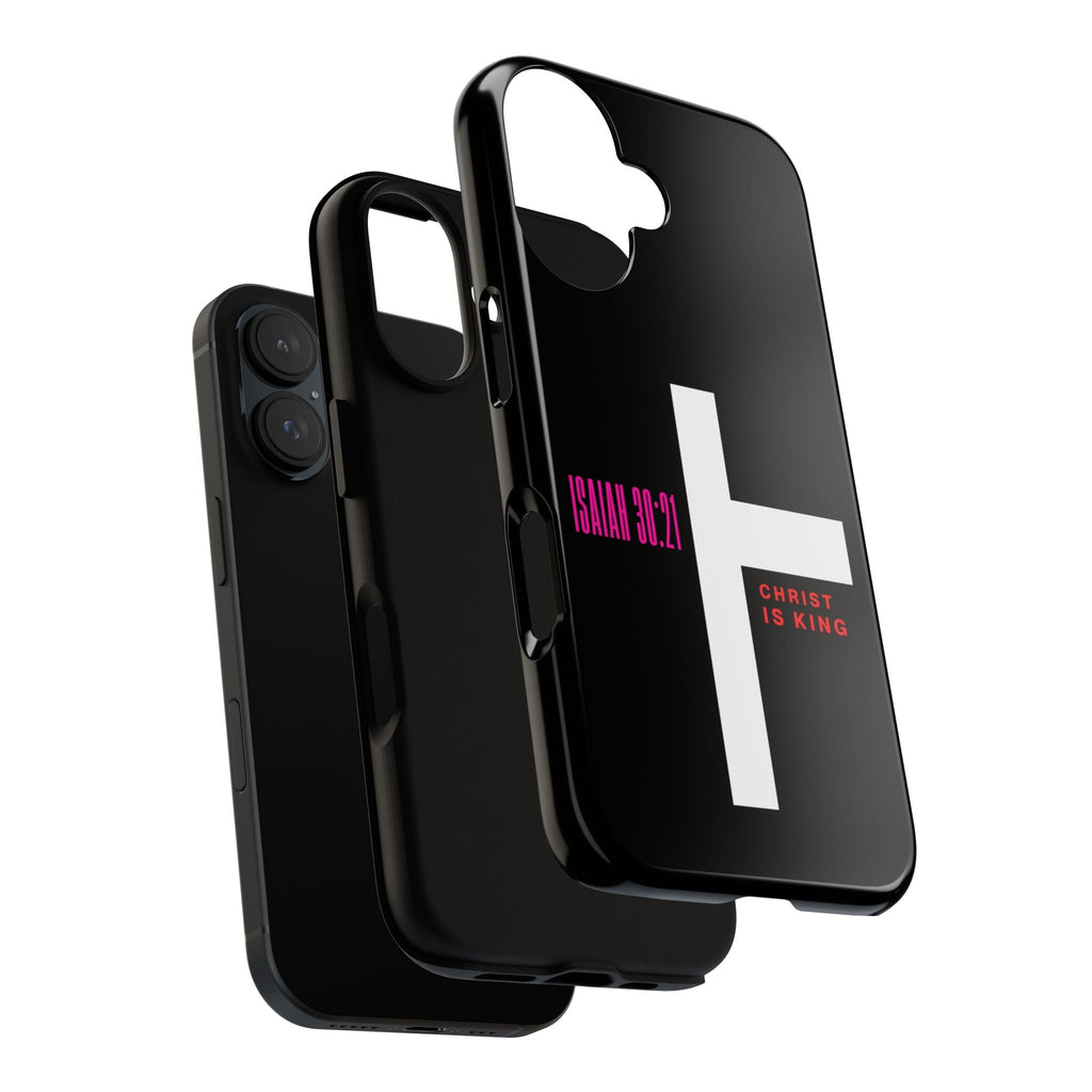 ⭐ Christ is King Psalm 29:10 Phone Case – Bold Faith Statement | Phone Case – GodSpeed Threads