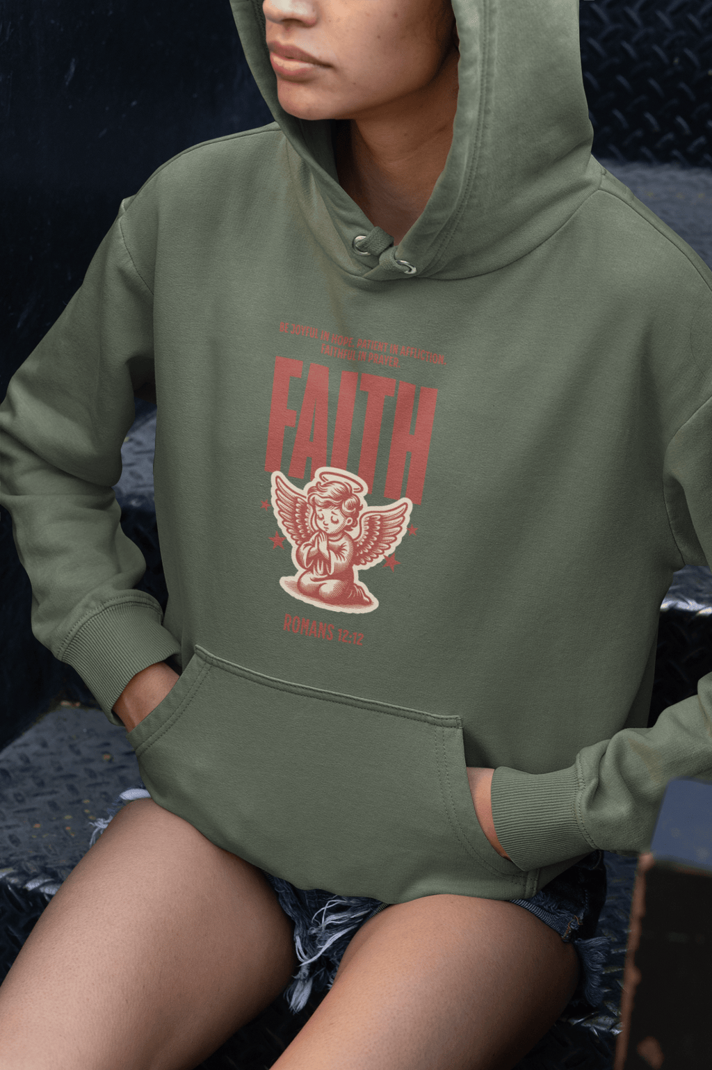 ✝️ Christian Faith Corinthians 13:13 Hoodie – Faith, Hope & Love Design | Hoodies – GodSpeed Threads