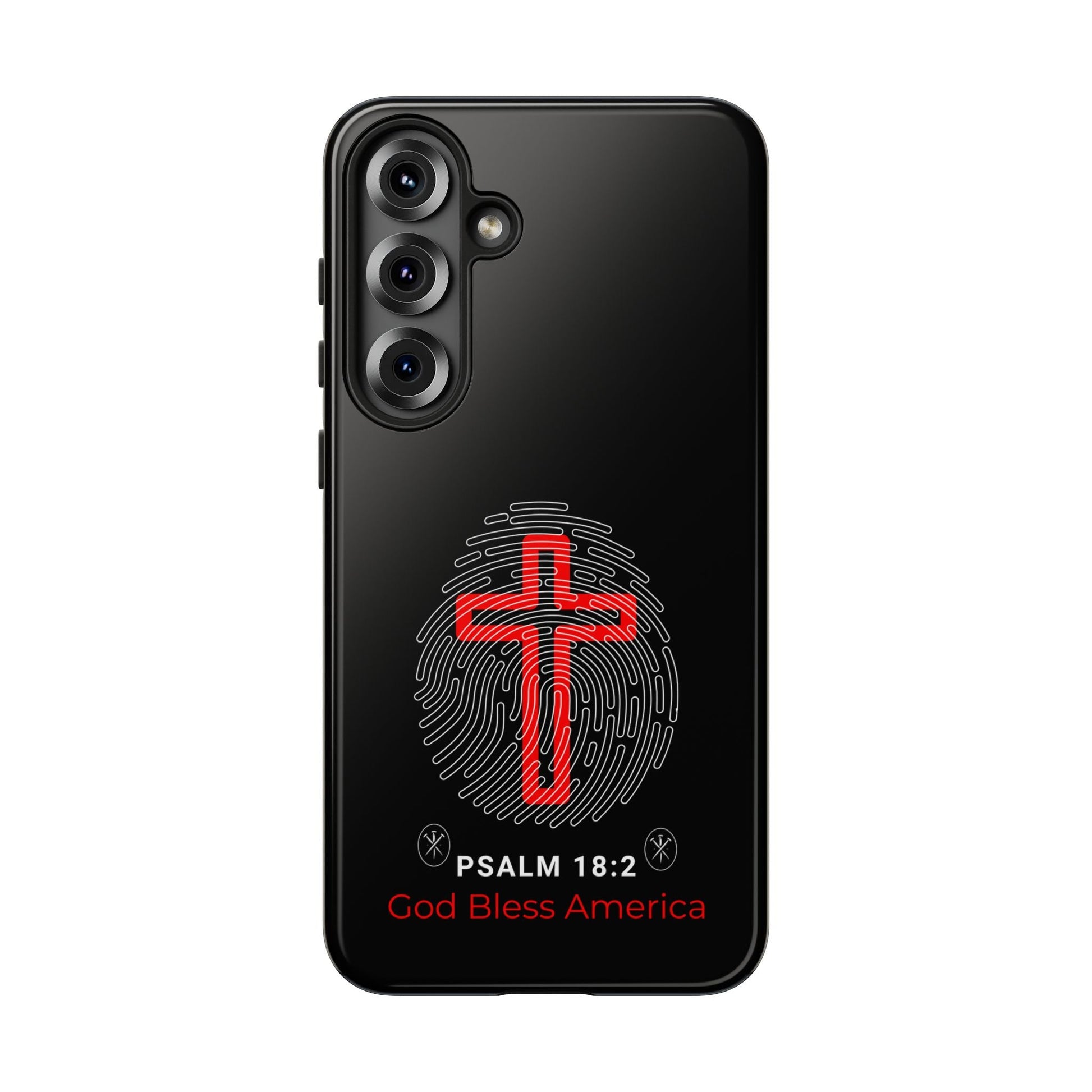 Christian Phone Case with Cross Design, Tough Case for Protection, Gifts for Faith, Bible Verse, God Bless America | Phone Case – GodSpeed Threads