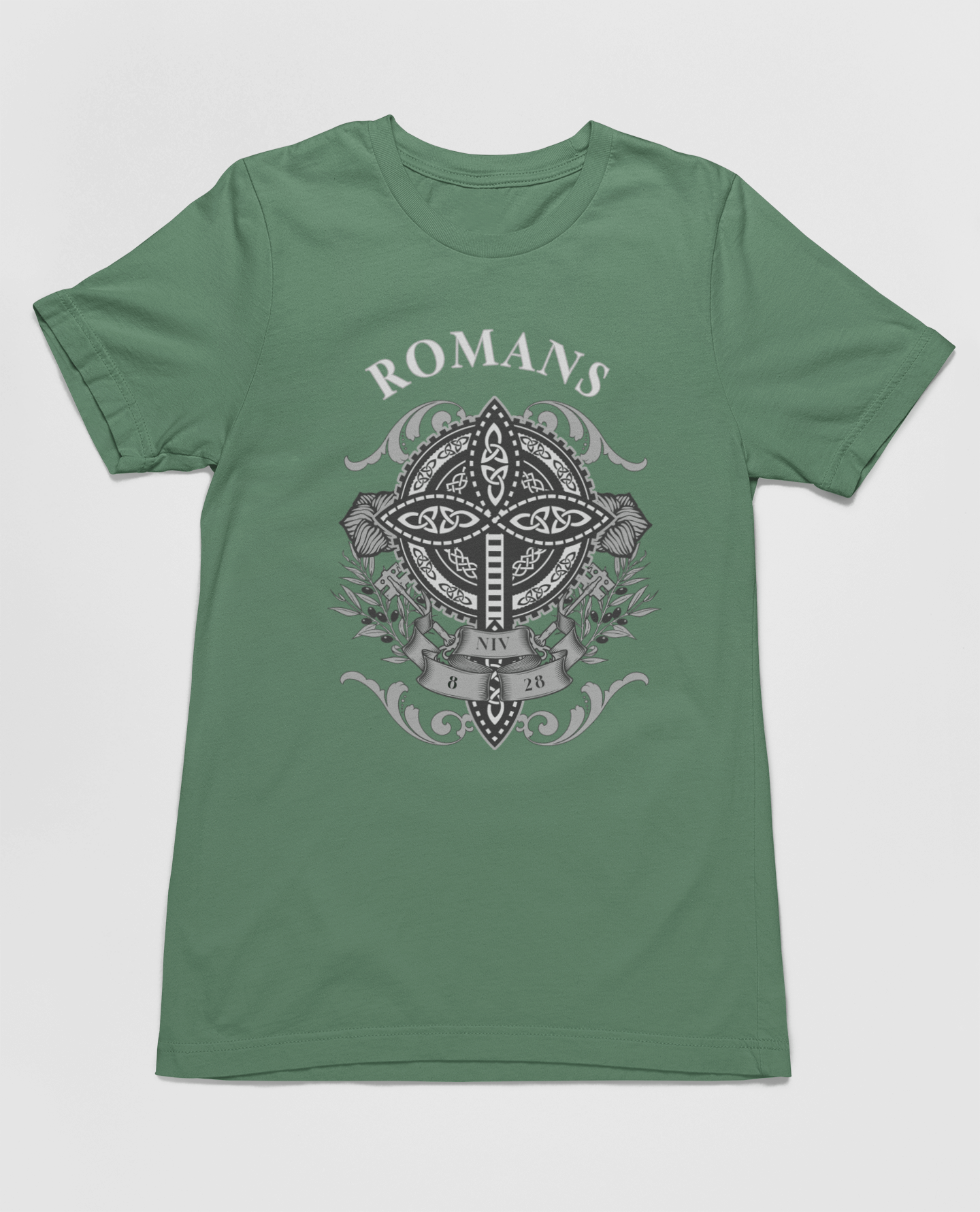 Christian Romans 8:28 Faith T-Shirt - "All Things Work Together for Good" | T-Shirt – GodSpeed Threads