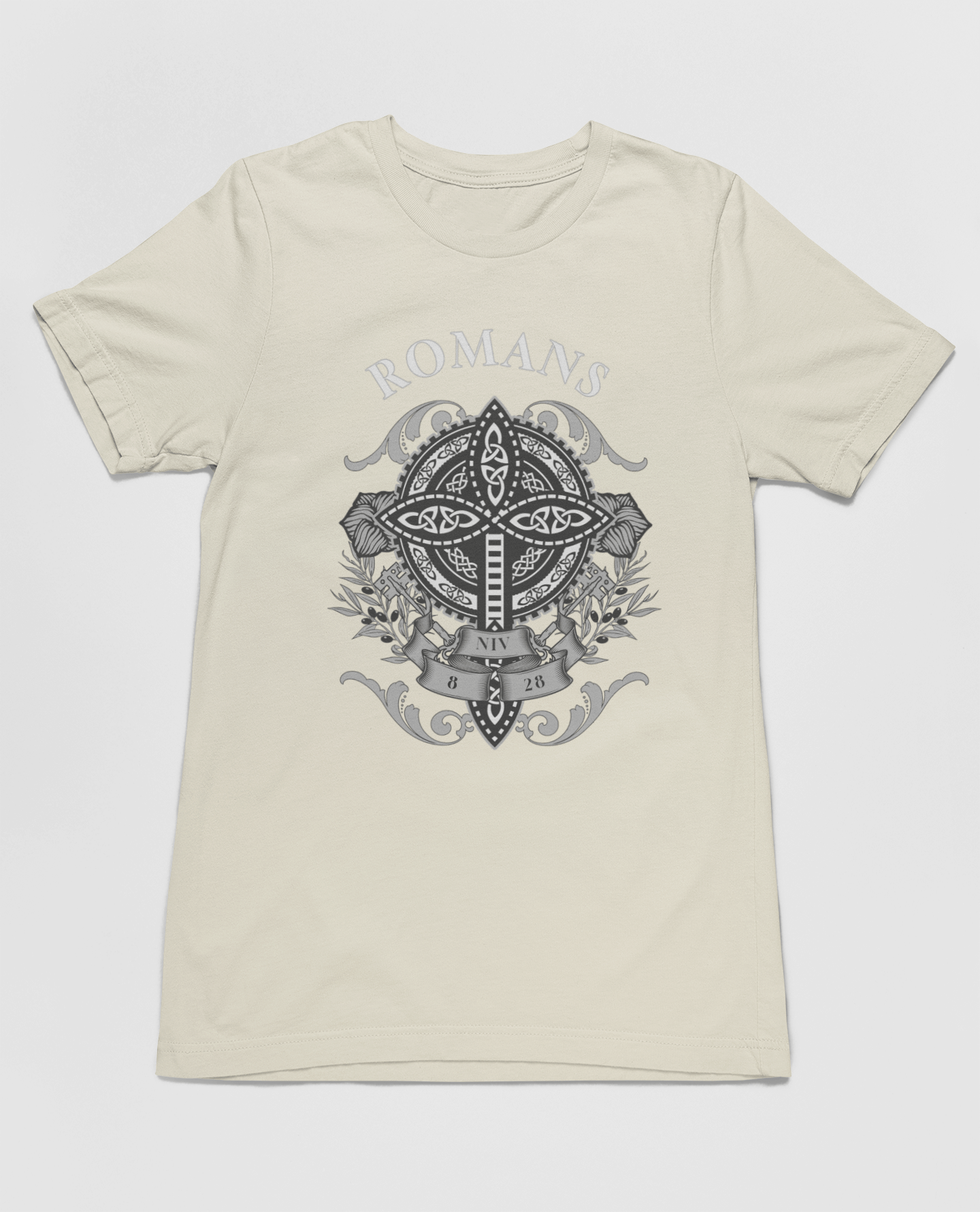 Christian Romans 8:28 Faith T-Shirt - "All Things Work Together for Good" | T-Shirt – GodSpeed Threads