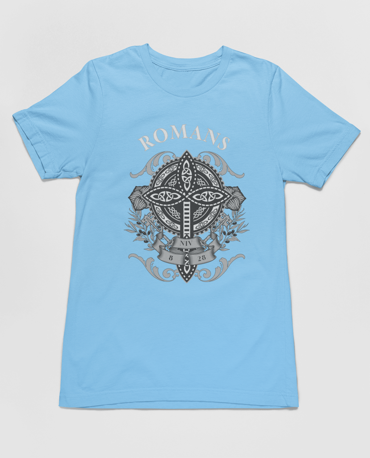 Christian Romans 8:28 Faith T-Shirt - "All Things Work Together for Good" | T-Shirt – GodSpeed Threads