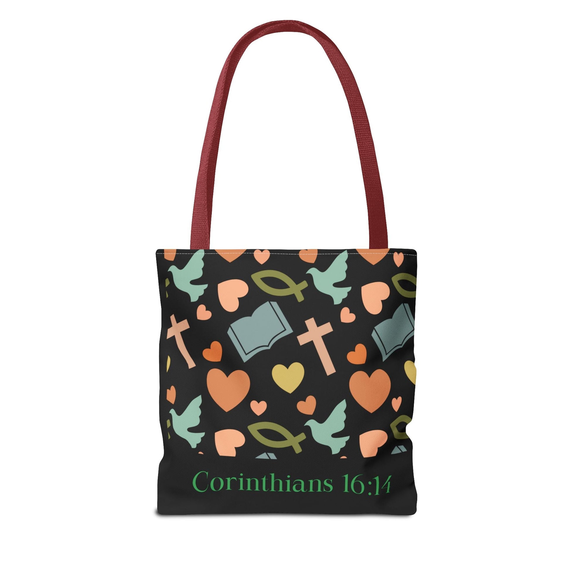 Christian Tote Bag with Inspirational Design, Perfect for Church, Gift for Believers, Faith - based Accessory, Everyday Use, Bible Verse Tote | Bags – GodSpeed Threads
