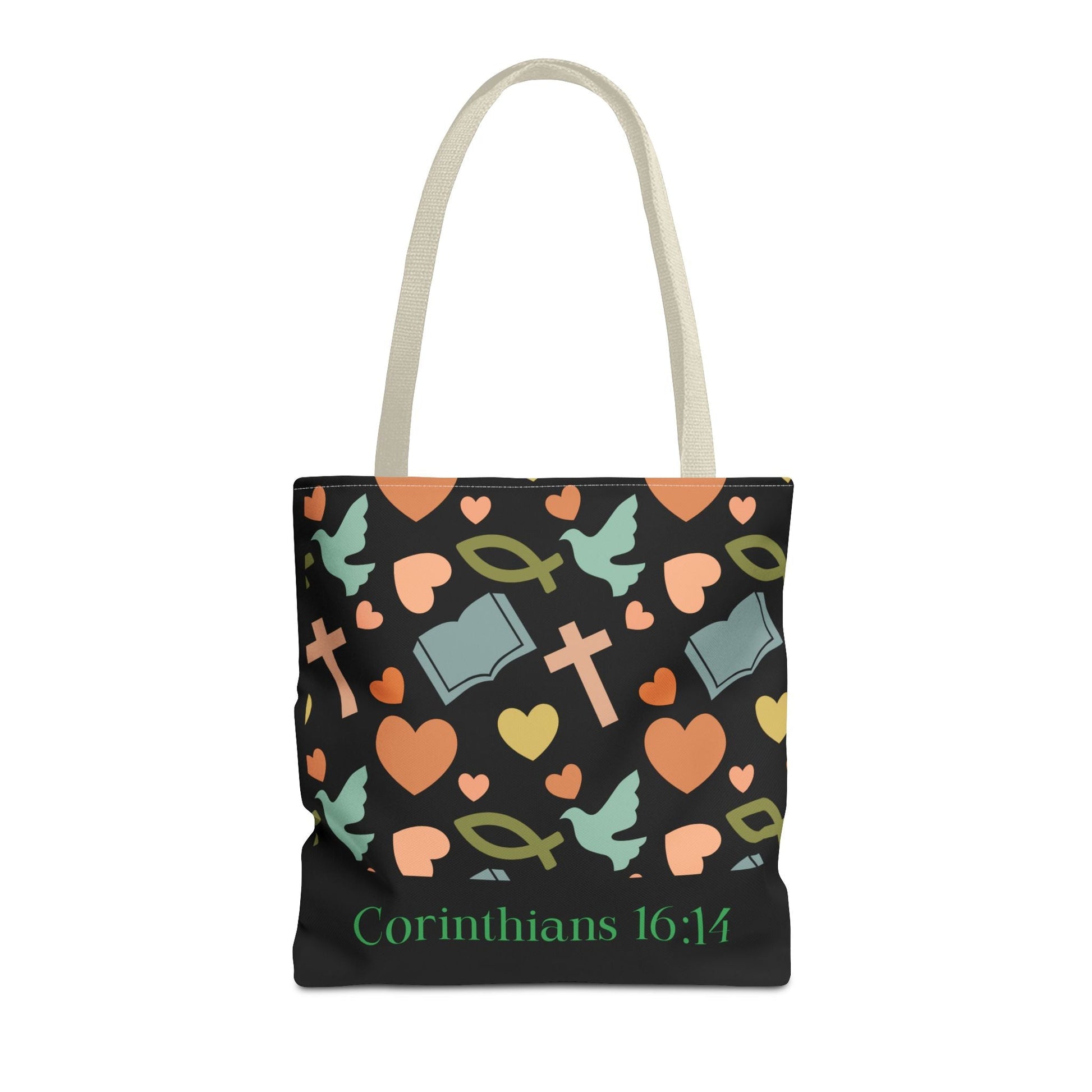 Christian Tote Bag with Inspirational Design, Perfect for Church, Gift for Believers, Faith - based Accessory, Everyday Use, Bible Verse Tote | Bags – GodSpeed Threads