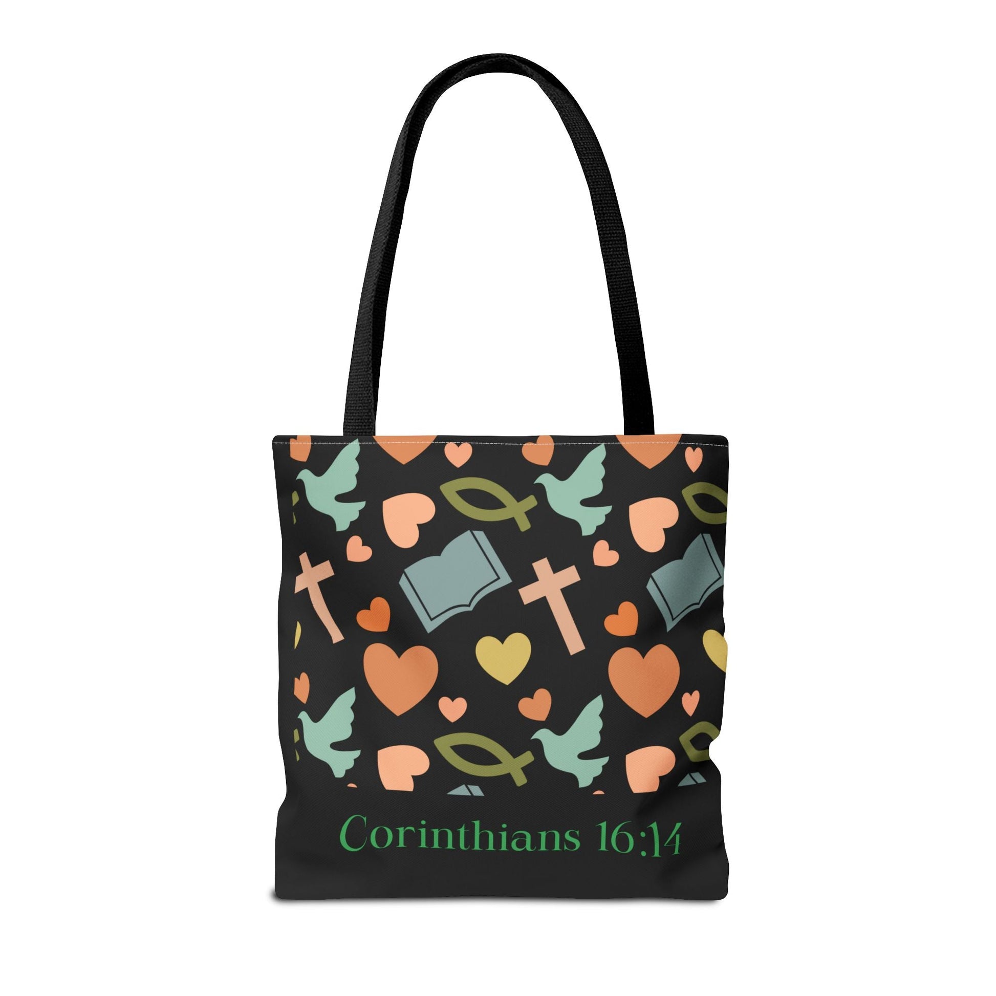 Christian Tote Bag with Inspirational Design, Perfect for Church, Gift for Believers, Faith - based Accessory, Everyday Use, Bible Verse Tote | Bags – GodSpeed Threads