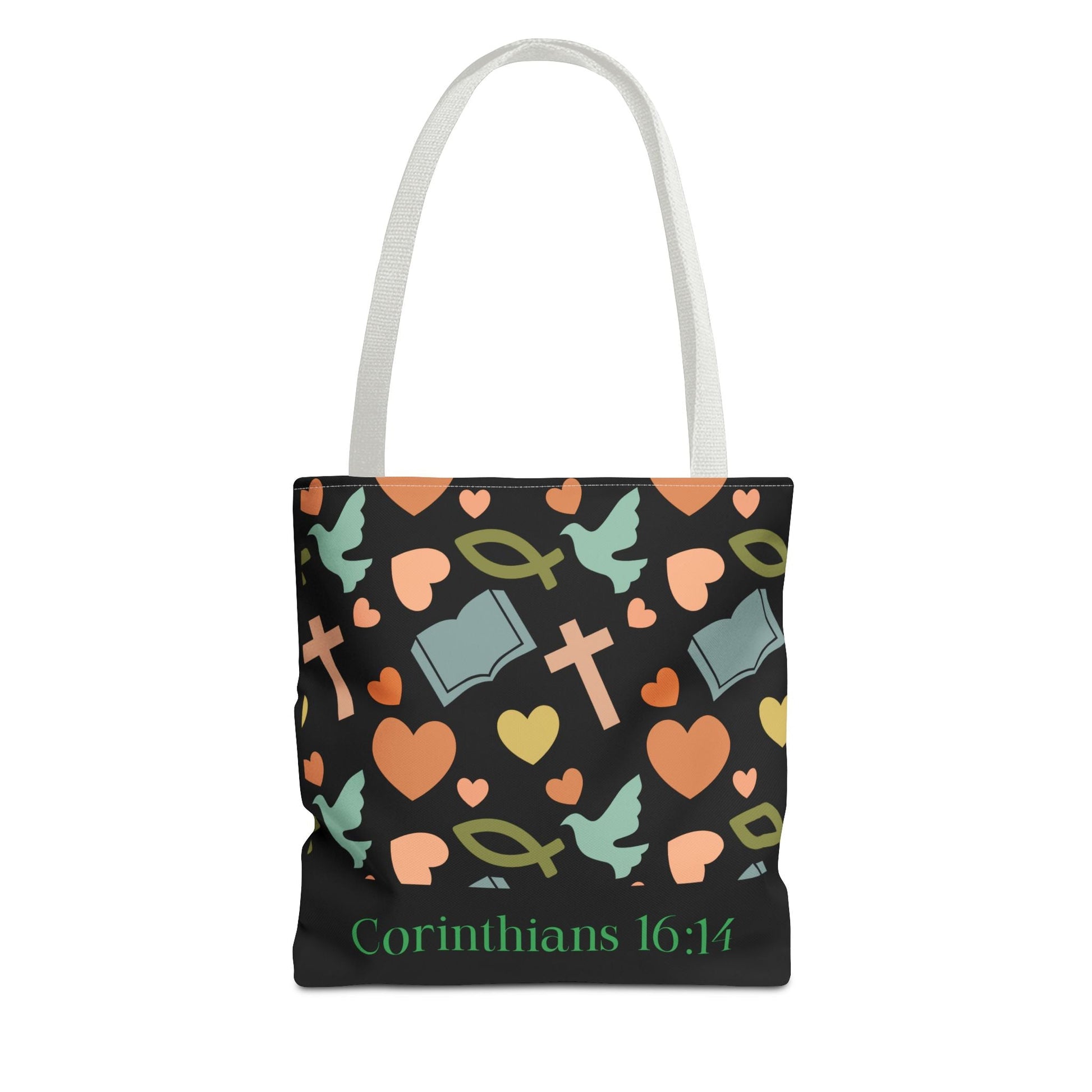 Christian Tote Bag with Inspirational Design, Perfect for Church, Gift for Believers, Faith - based Accessory, Everyday Use, Bible Verse Tote | Bags – GodSpeed Threads