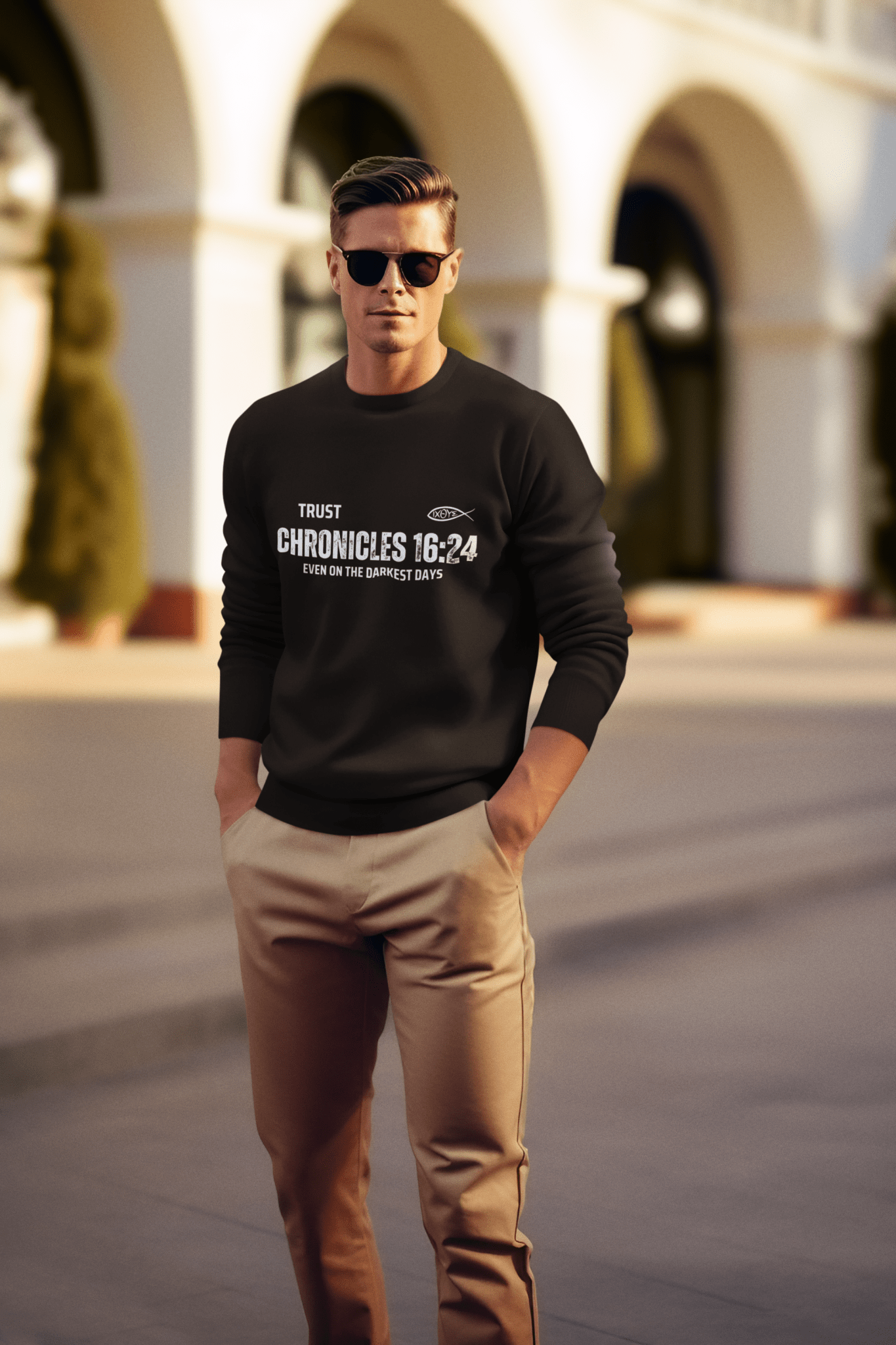 ✝️ Chronicles 16:24 “Declare His Glory” Sweatshirt – Faith - Inspired Comfort | sweatshirts – GodSpeed Threads