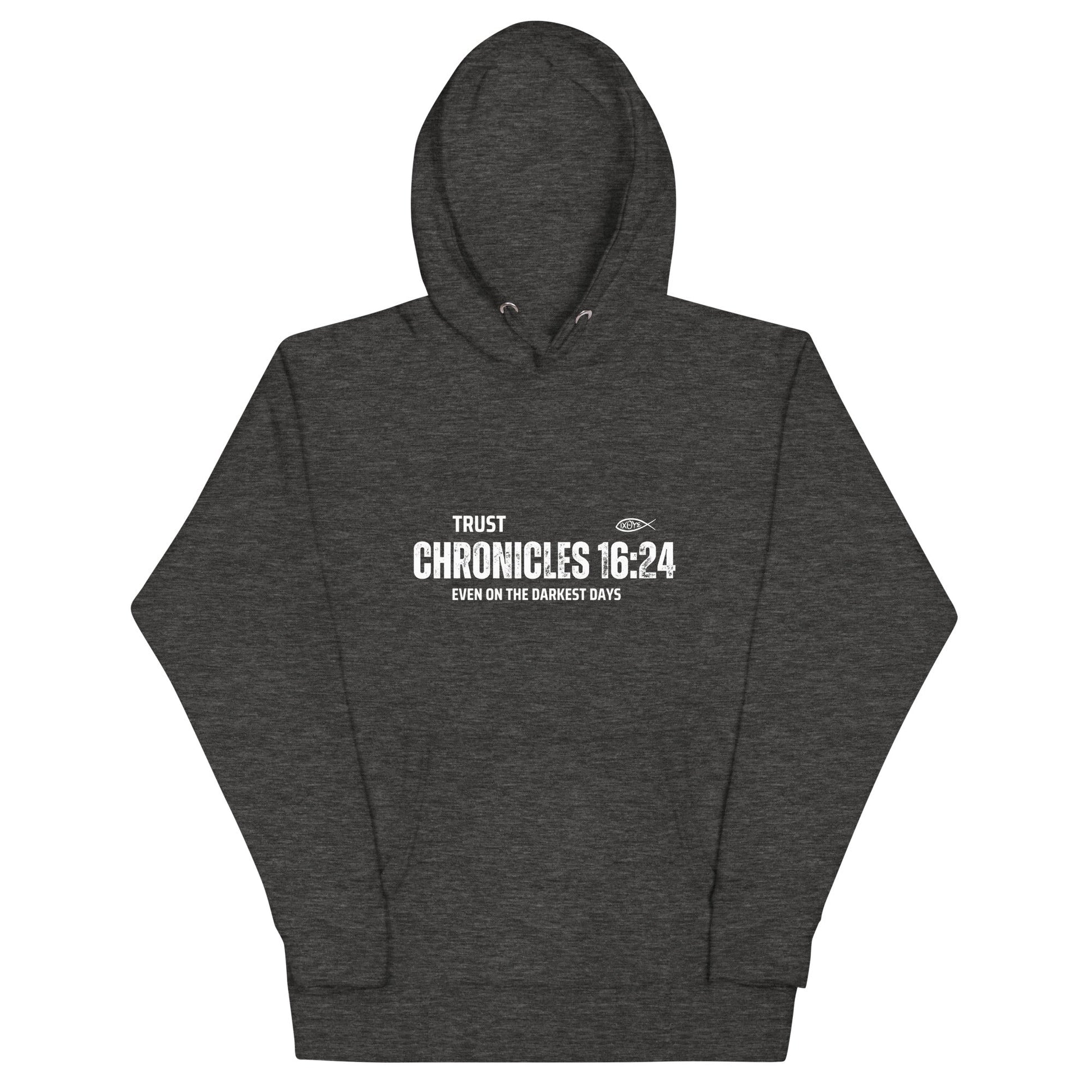 ✝️ Chronicles 16:24 “Trust Even on the Darkest Days” Hoodie – Faith - Inspired Comfort | Hoodies – GodSpeed Threads