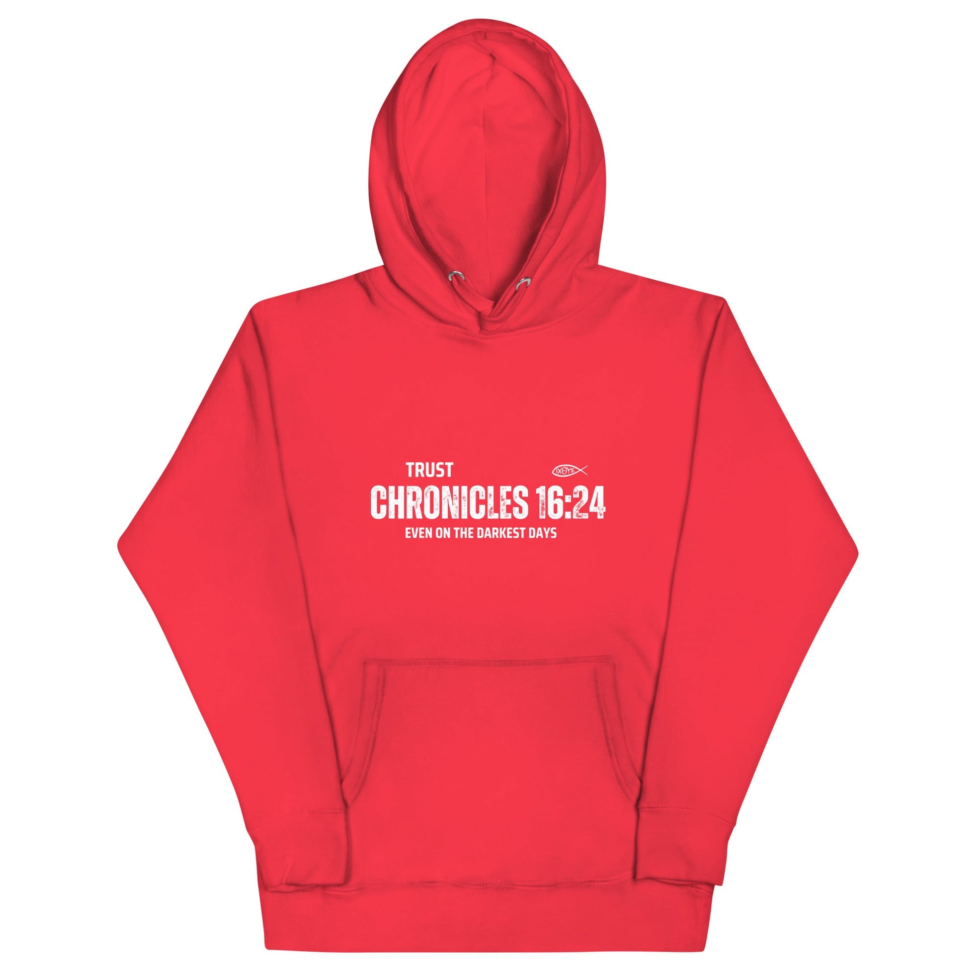 ✝️ Chronicles 16:24 “Trust Even on the Darkest Days” Hoodie – Faith - Inspired Comfort | Hoodies – GodSpeed Threads