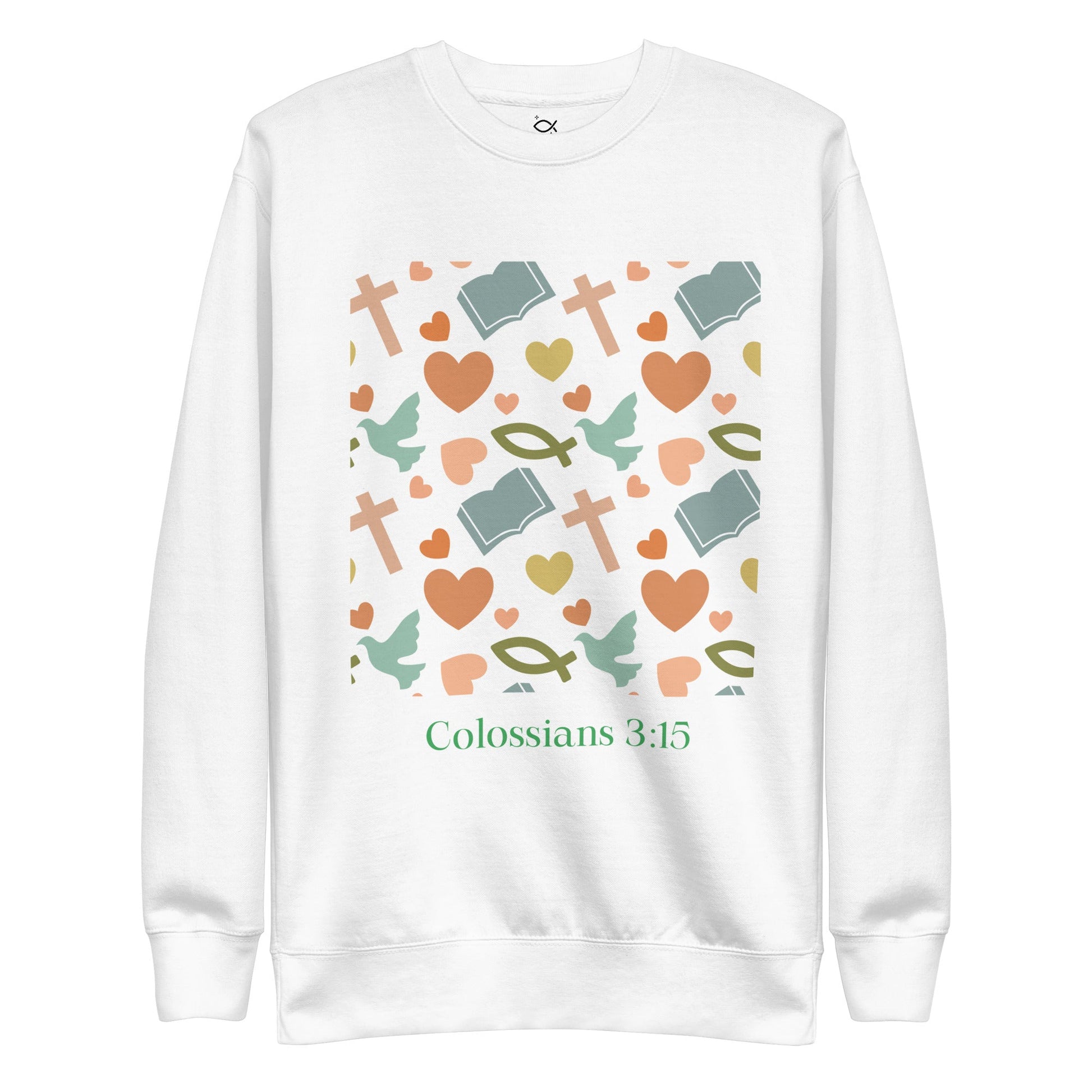 ✝️ Colossians 3:15 “Let the Peace of Christ Rule” Sweatshirt – Faith - Inspired Comfort | sweatshirts – GodSpeed Threads