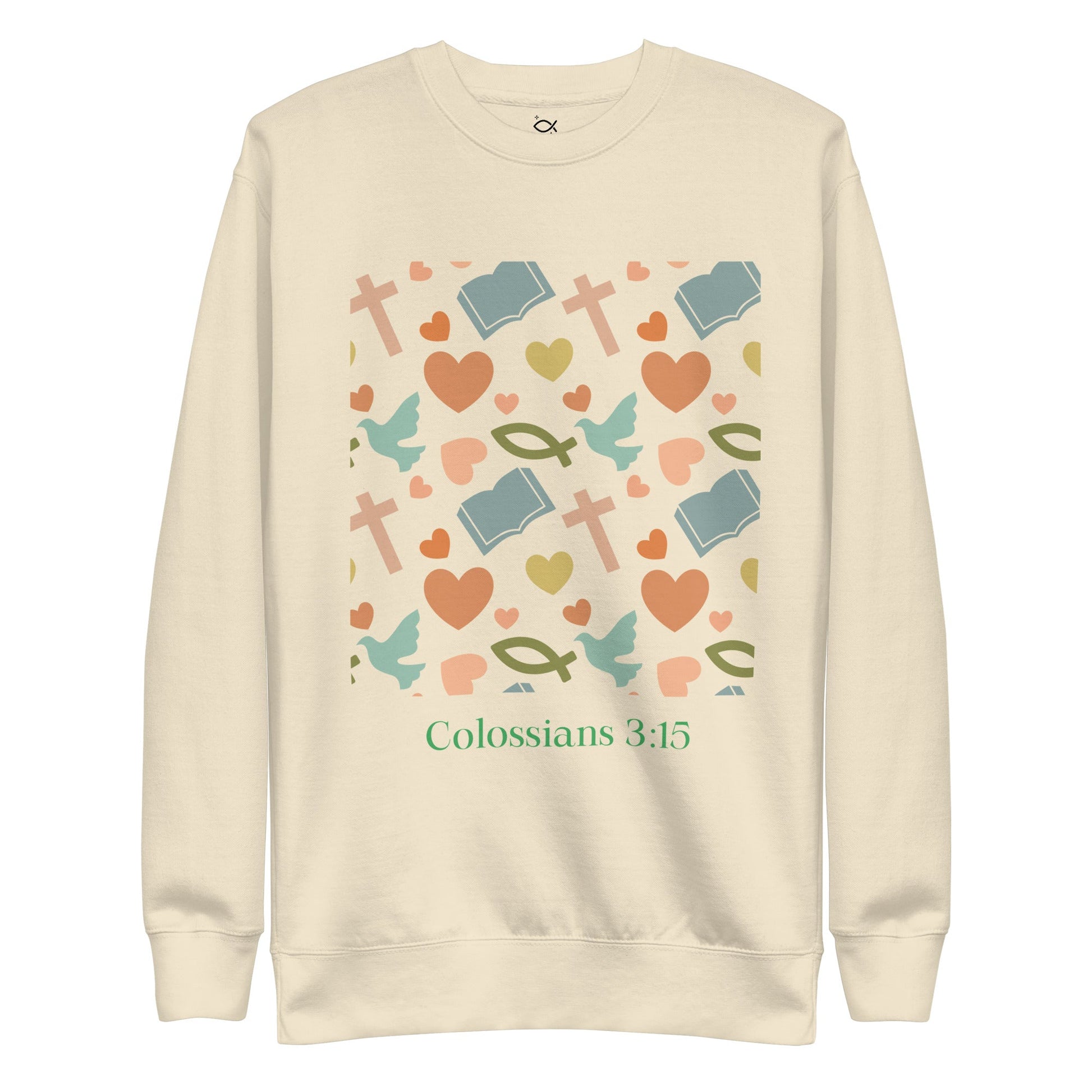 ✝️ Colossians 3:15 “Let the Peace of Christ Rule” Sweatshirt – Faith - Inspired Comfort | sweatshirts – GodSpeed Threads