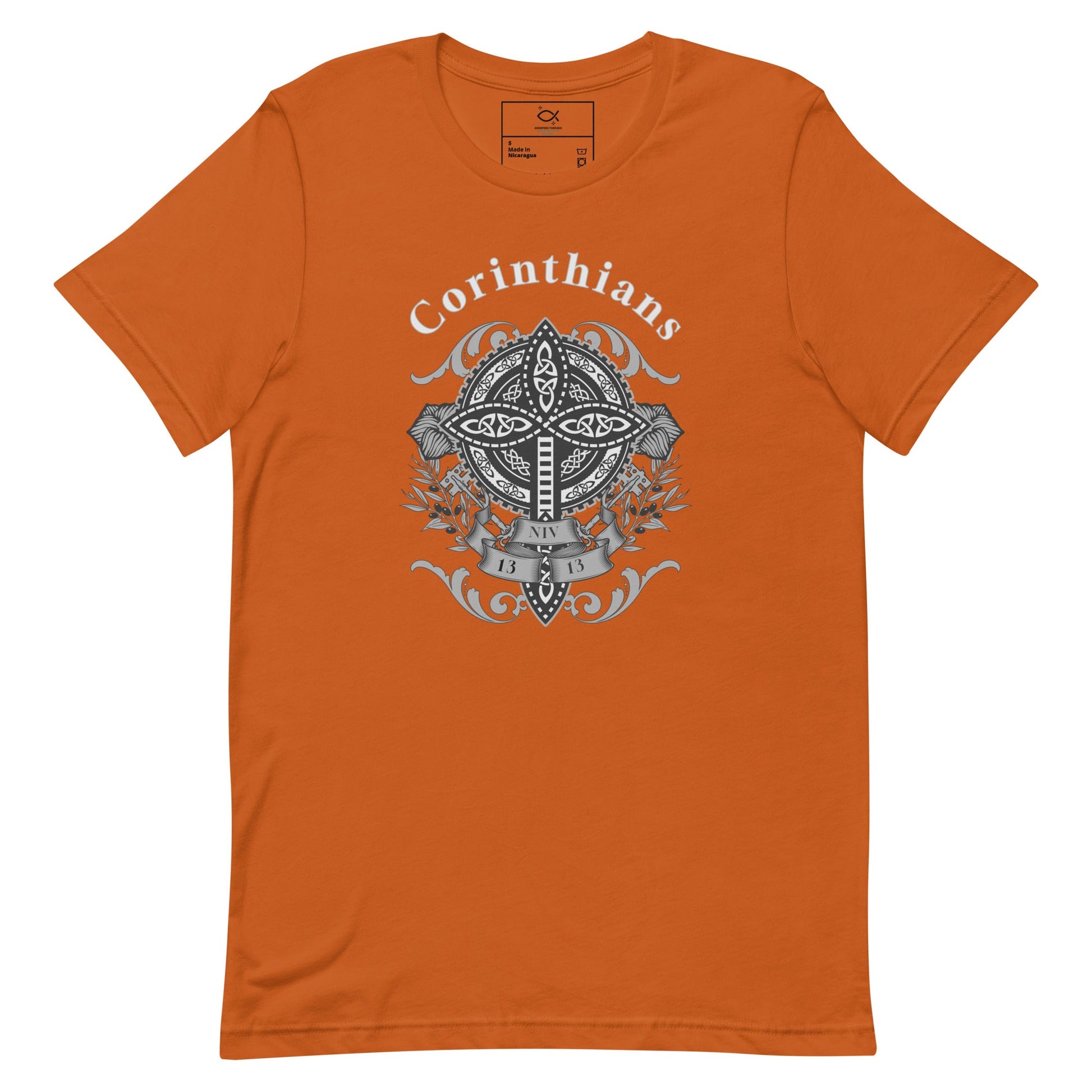 Corinthians 1:13 T-Shirt – Christian Perseverance & Love | T-Shirt – GodSpeed Threads