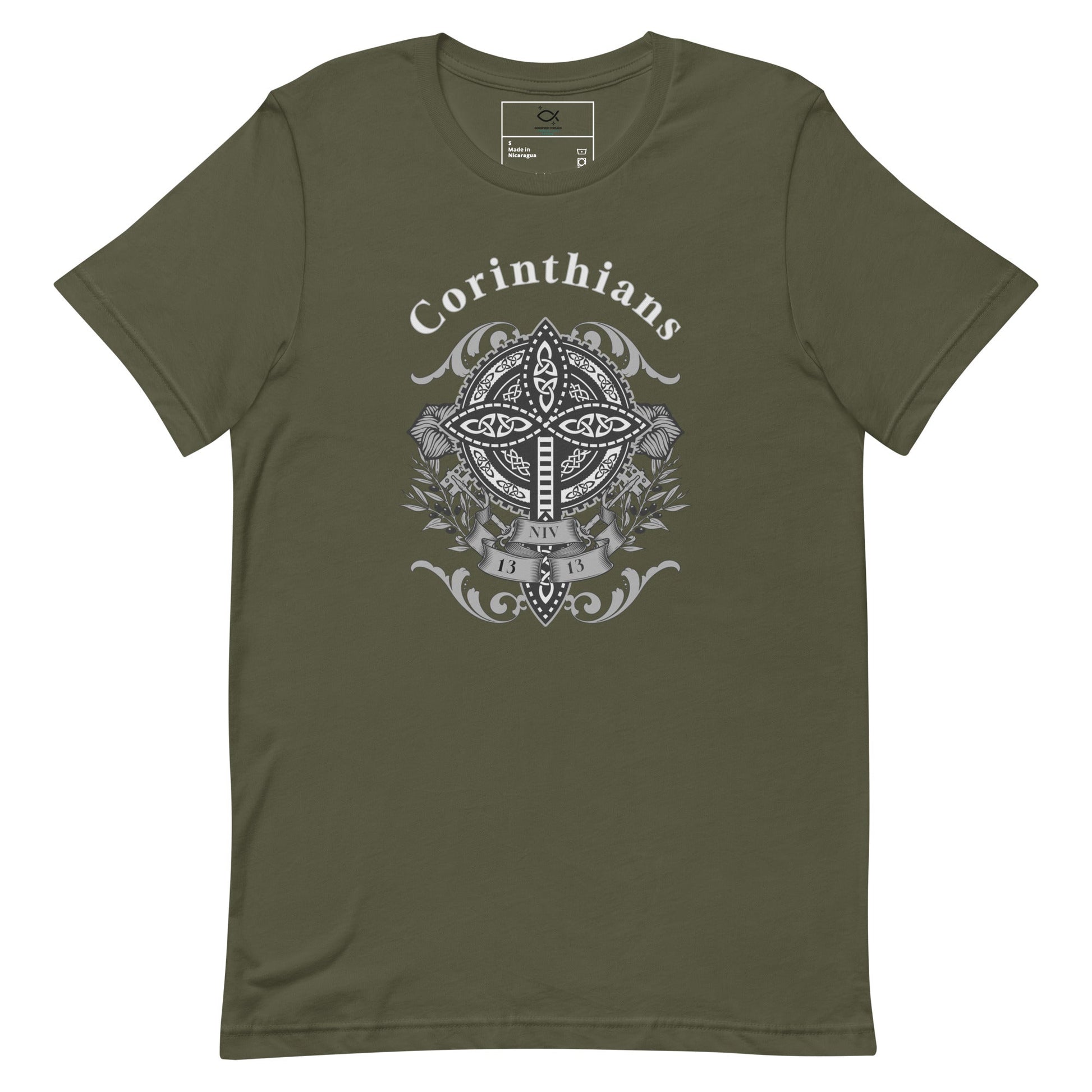 Corinthians 1:13 T-Shirt – Christian Perseverance & Love | T-Shirt – GodSpeed Threads