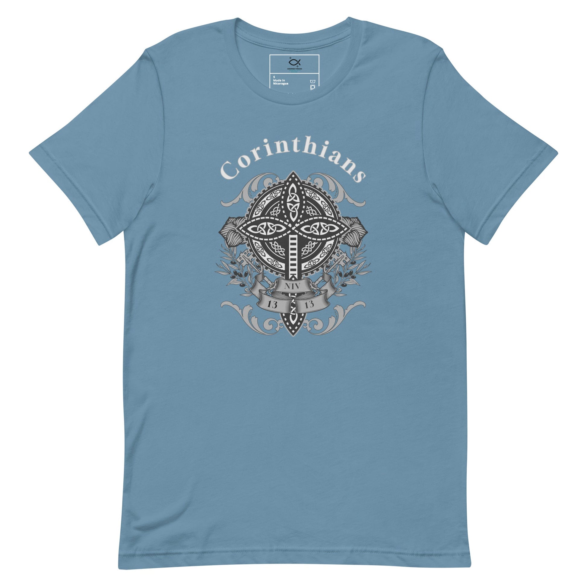Corinthians 1:13 T-Shirt – Christian Perseverance & Love | T-Shirt – GodSpeed Threads