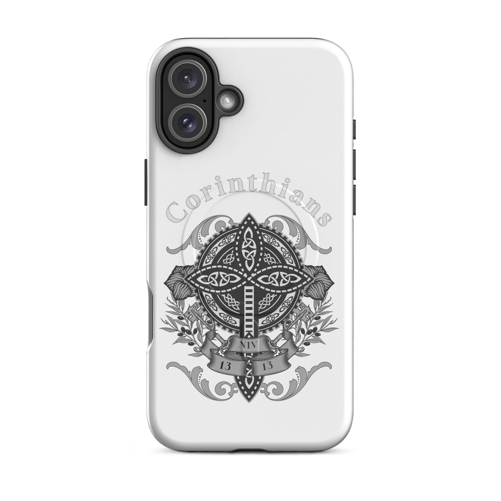 Corinthians 13:4 - 7 Celtic Cross – MagSafe® Tough Case for iPhone | Phone Case – GodSpeed Threads