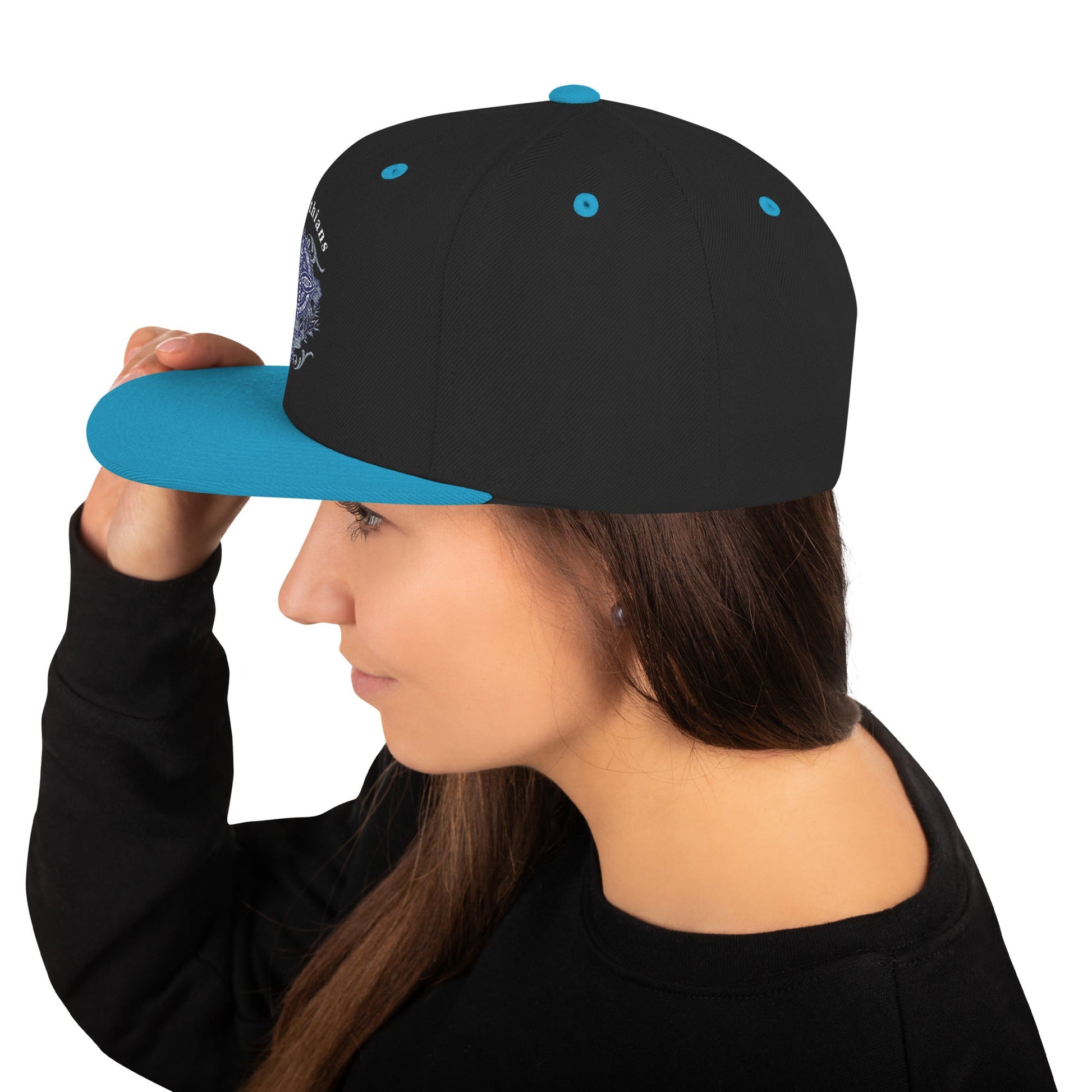 ✝️ Corinthians Embroidered Snapback Hat – Faith - Inspired Streetwear | Hats – GodSpeed Threads