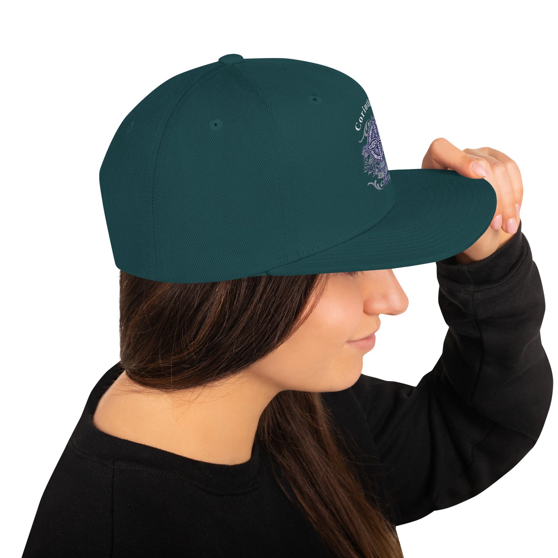 ✝️ Corinthians Embroidered Snapback Hat – Faith - Inspired Streetwear | Hats – GodSpeed Threads