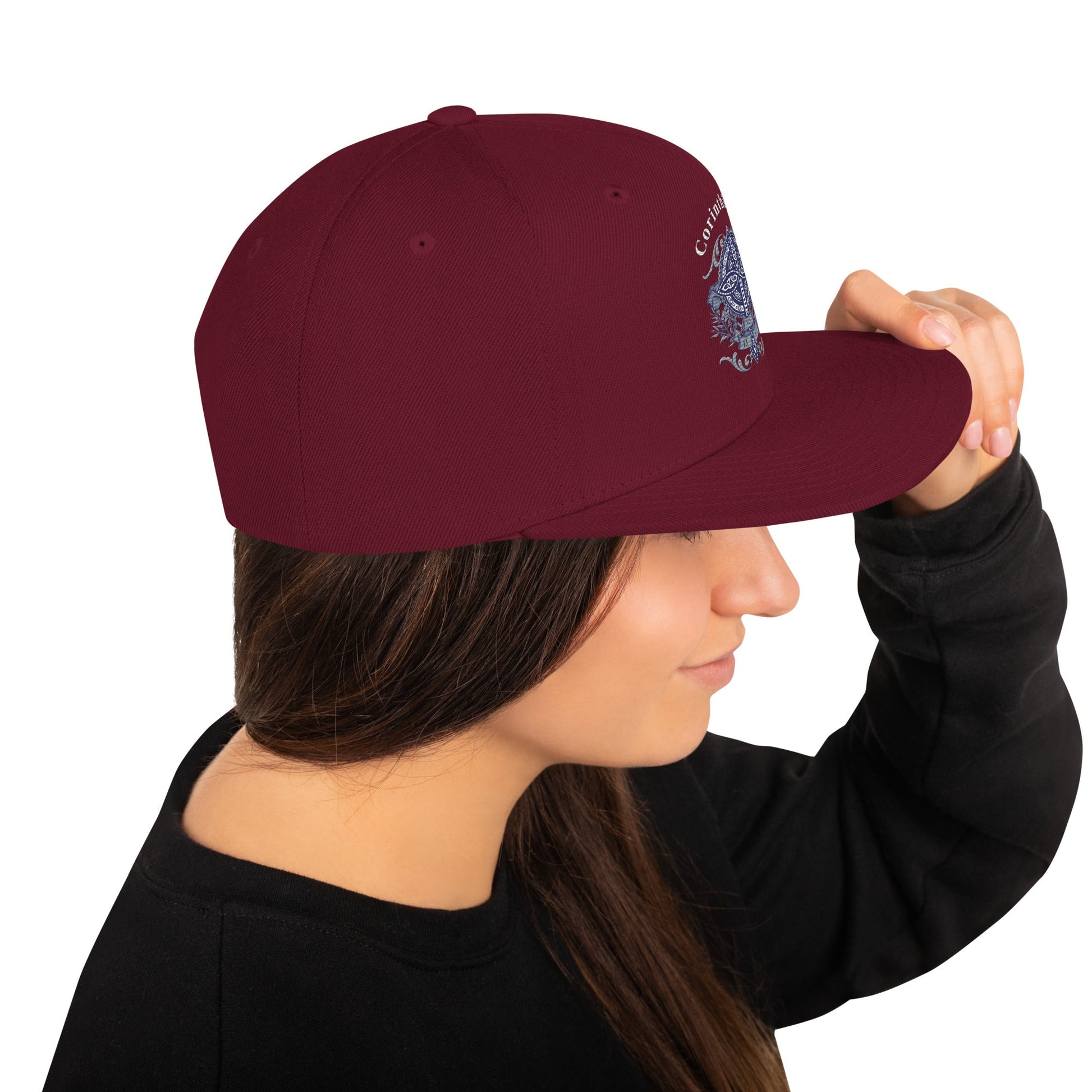 ✝️ Corinthians Embroidered Snapback Hat – Faith - Inspired Streetwear | Hats – GodSpeed Threads