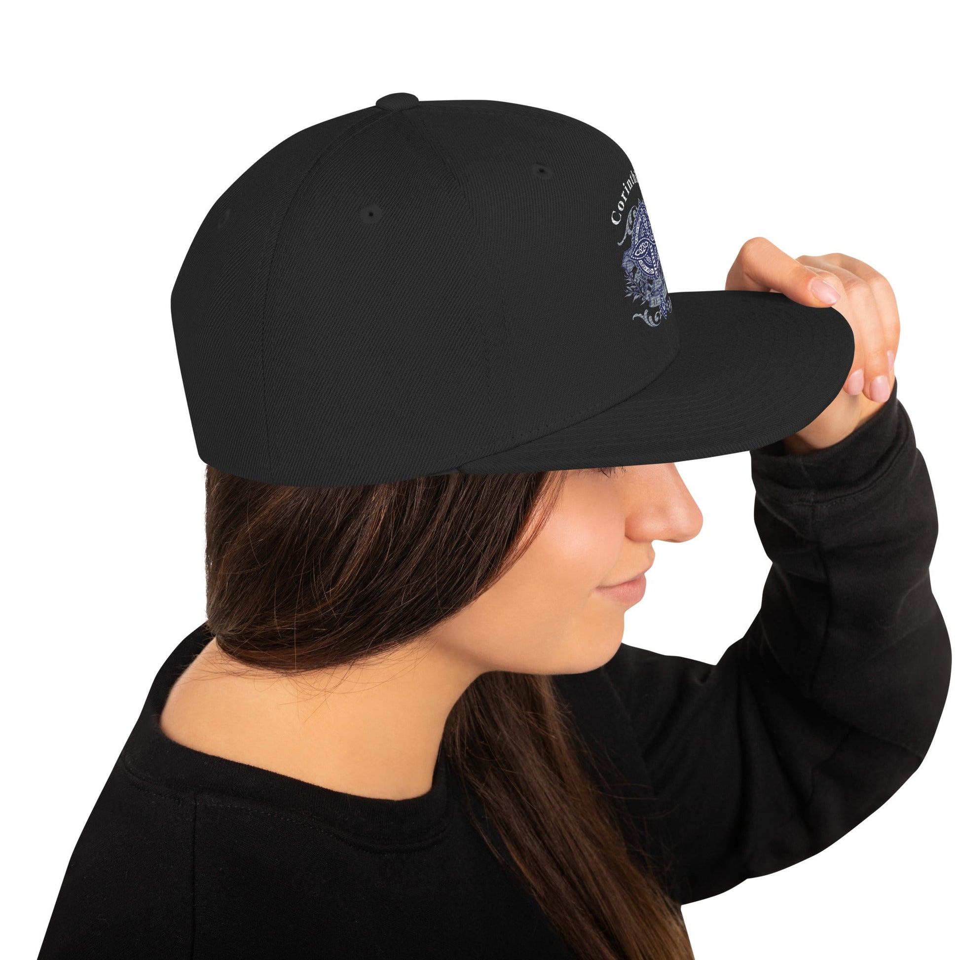 ✝️ Corinthians Embroidered Snapback Hat – Faith - Inspired Streetwear | Hats – GodSpeed Threads