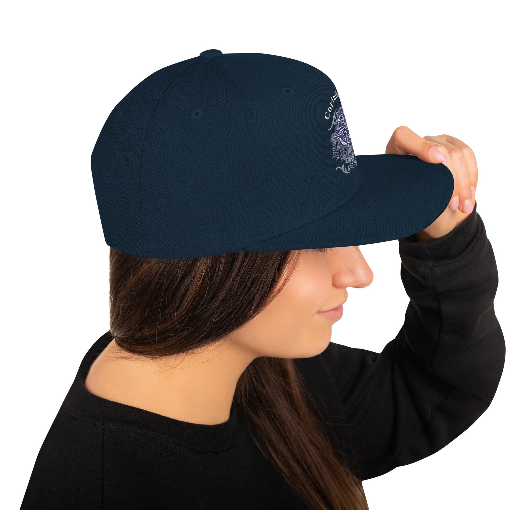 ✝️ Corinthians Embroidered Snapback Hat – Faith - Inspired Streetwear | Hats – GodSpeed Threads