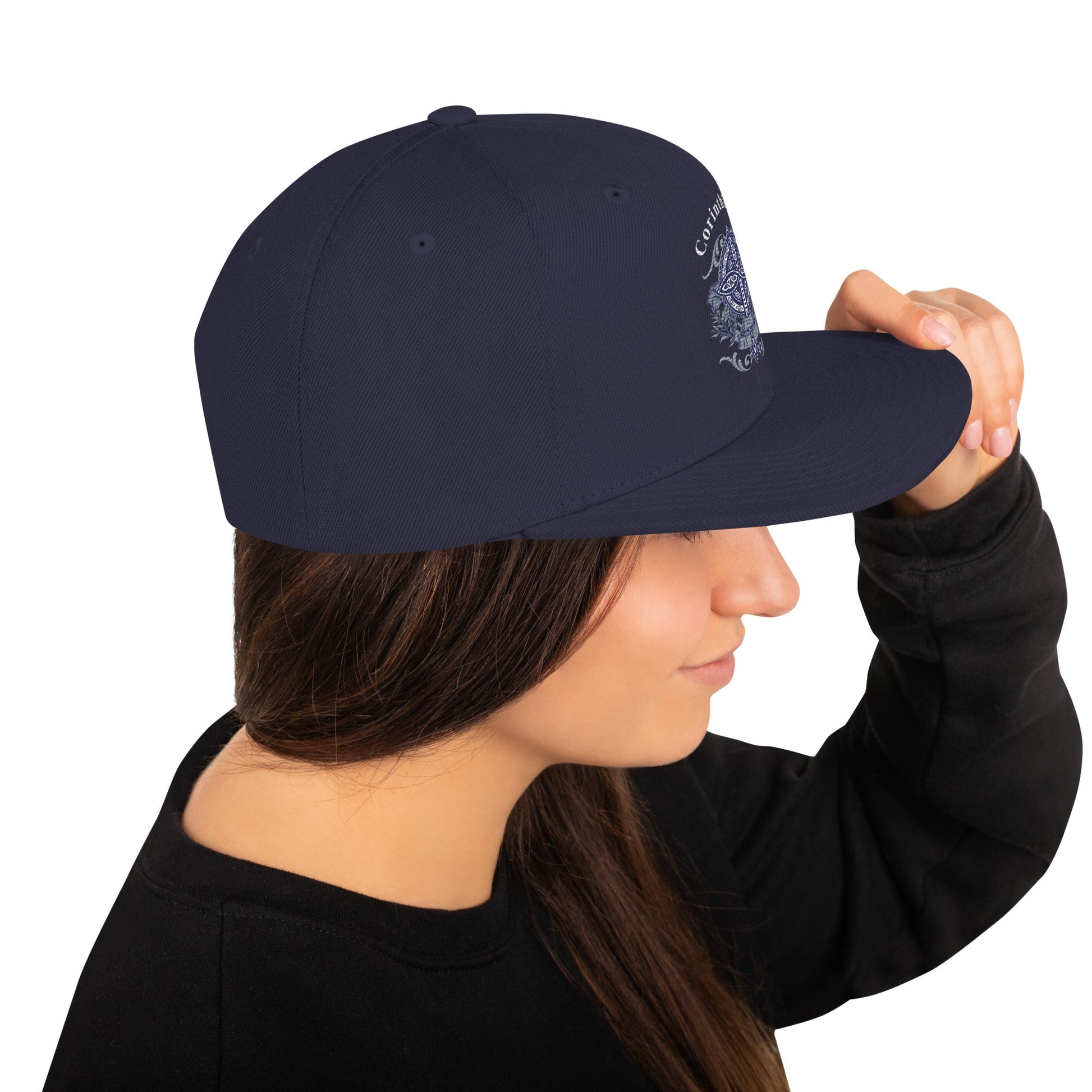 ✝️ Corinthians Embroidered Snapback Hat – Faith - Inspired Streetwear | Hats – GodSpeed Threads