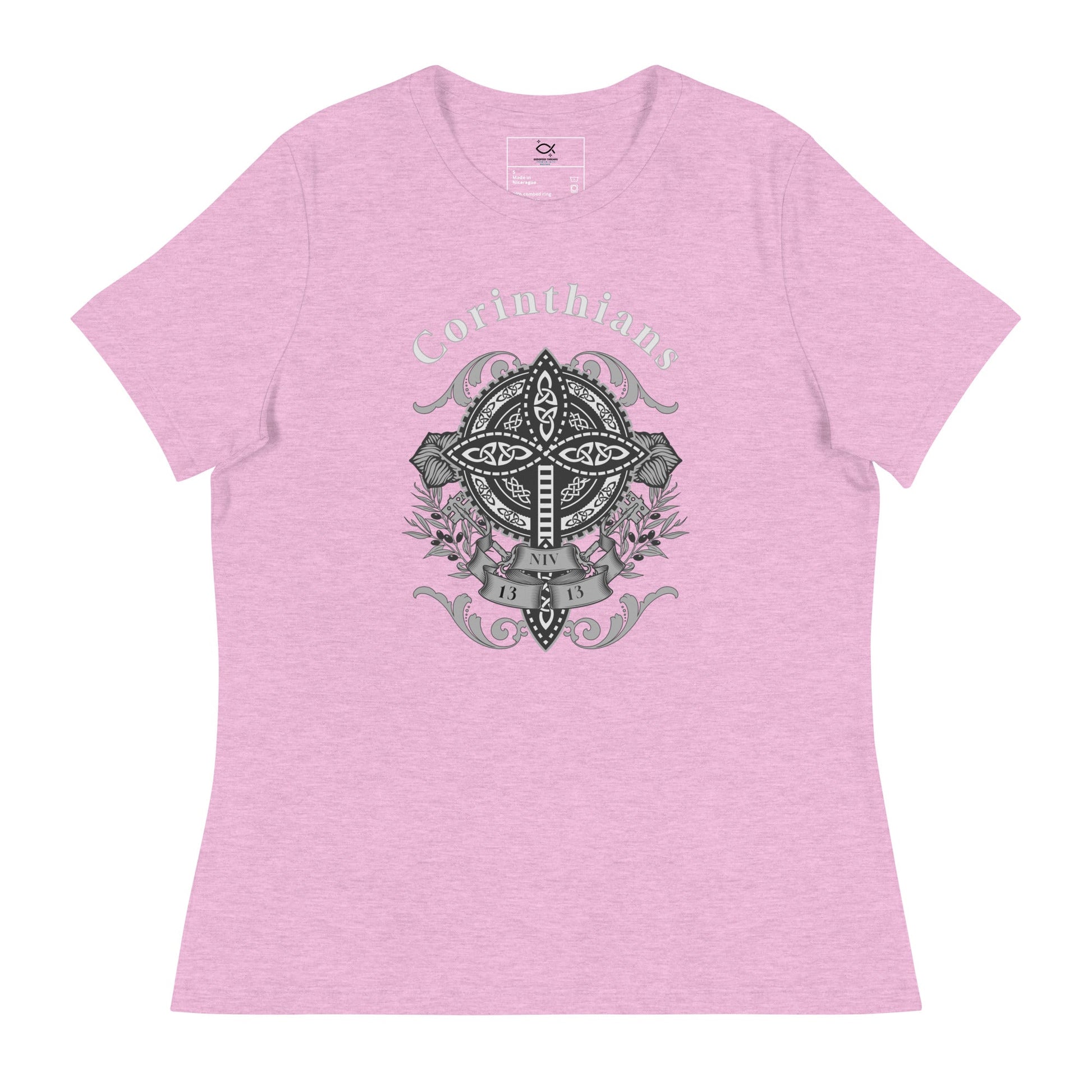 ✝️ Corinthians Women’s Relaxed T-Shirt – Faith - Inspired ComfortWomen's Relaxed T-Shirt | T-Shirts – GodSpeed Threads